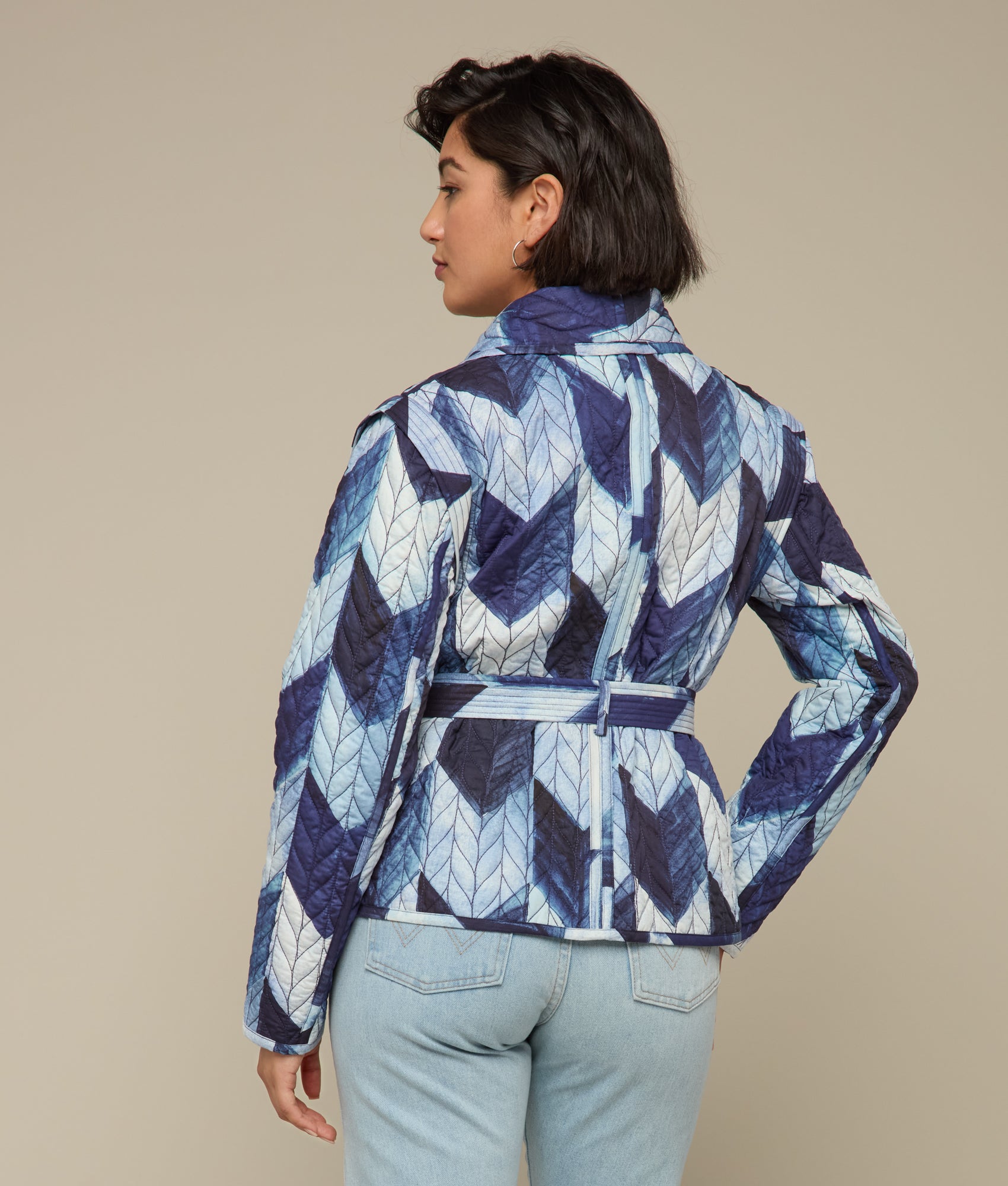 Mosaic Quilted Jacket :: Multi - Image 9