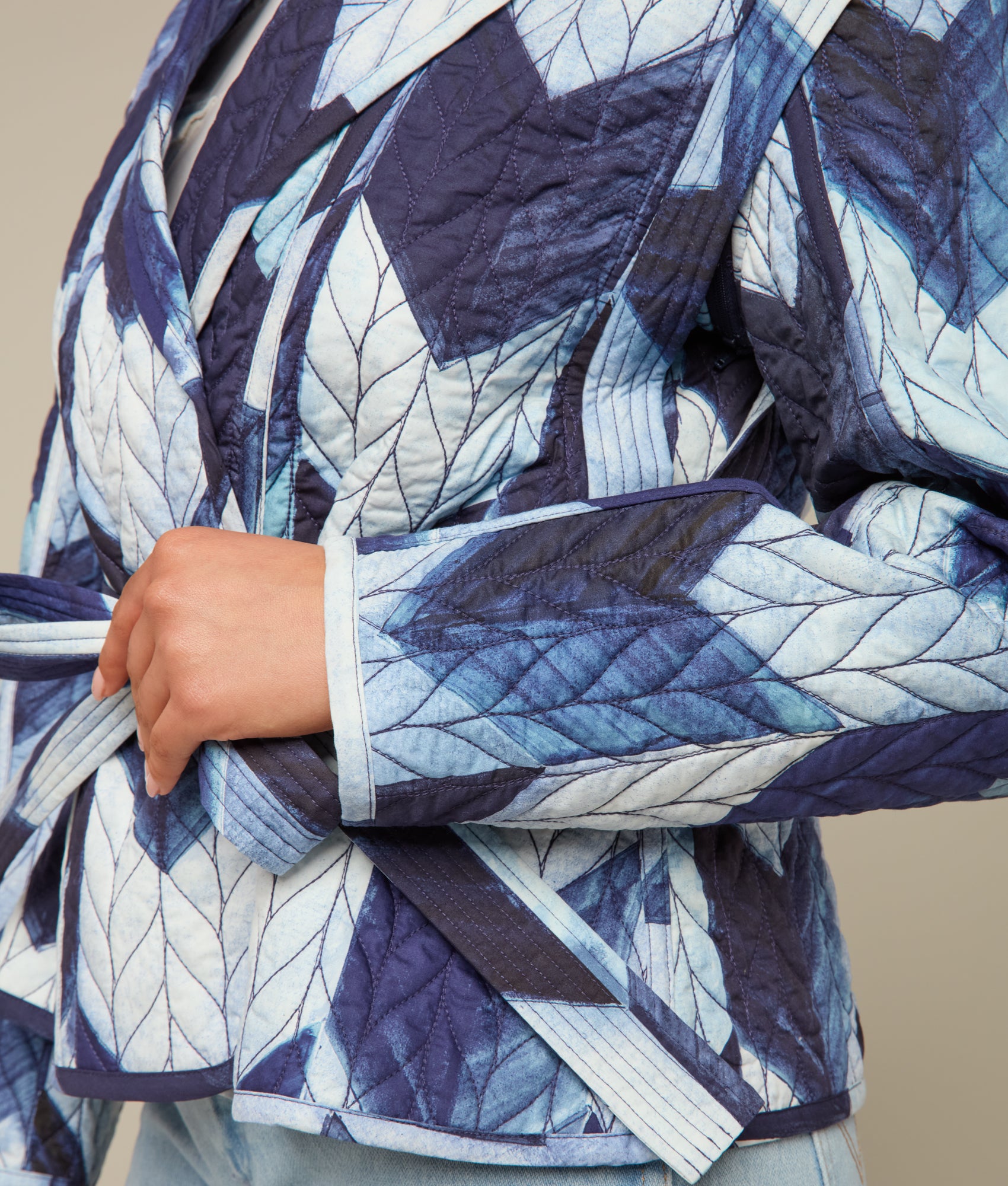 Mosaic Quilted Jacket :: Multi - Image 8