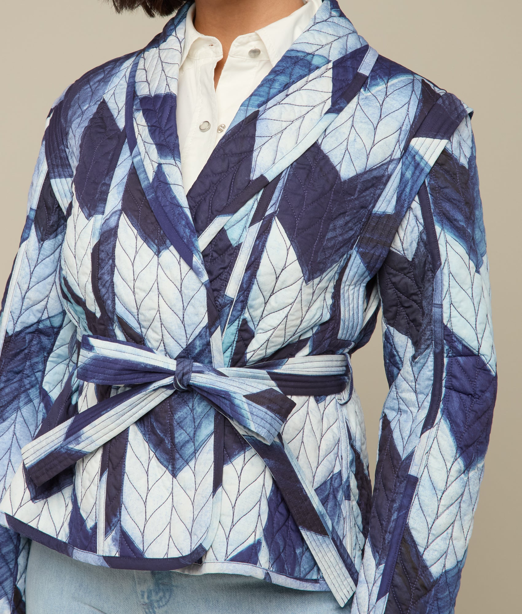 Mosaic Quilted Jacket :: Multi - Image 7