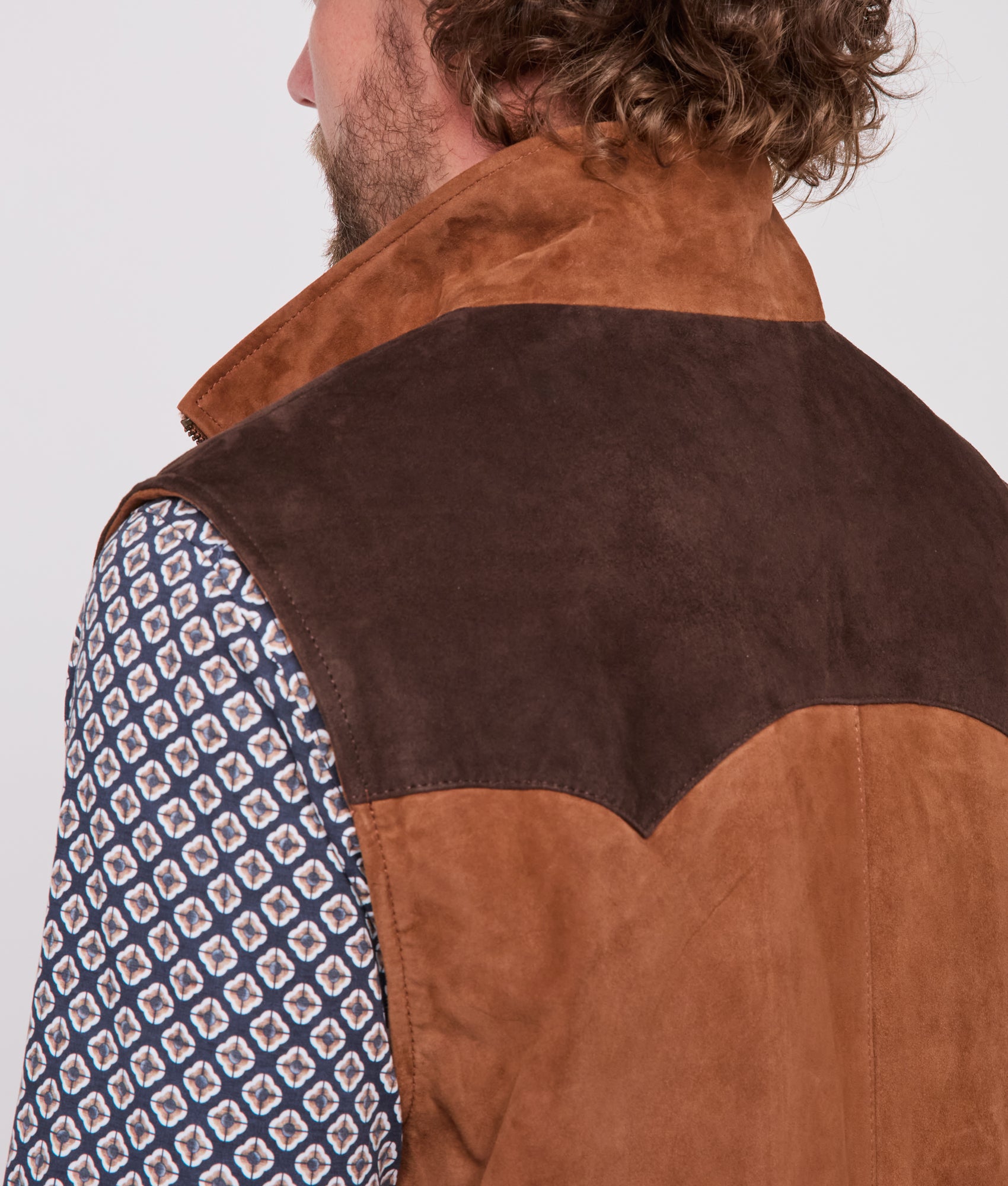 Rit Two-Tone Vest :: Brown - Image 8