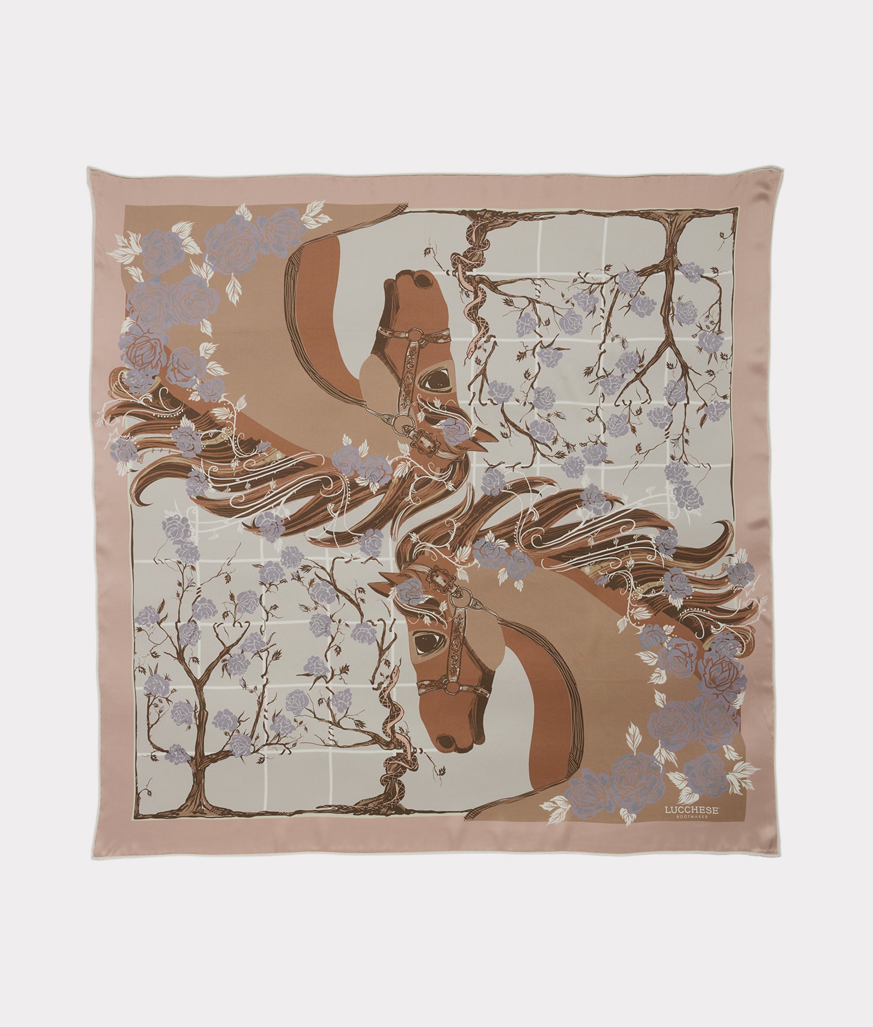 Cavalry Rose Scarf :: Blush