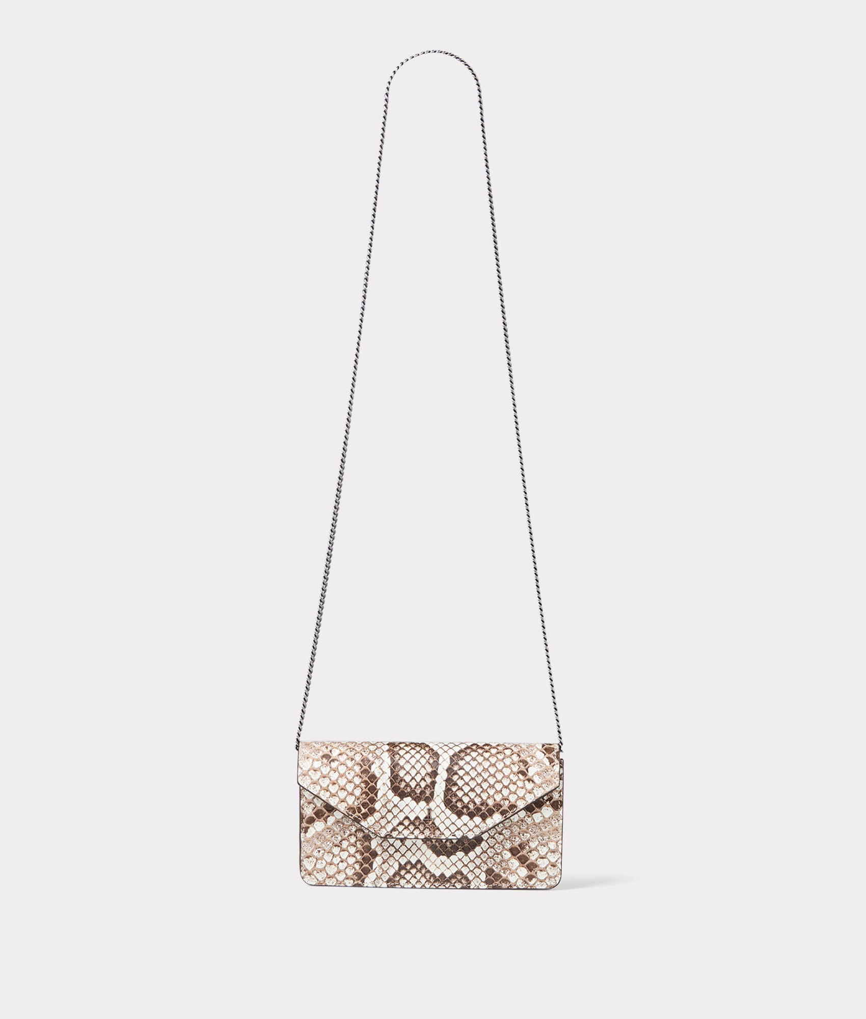 Long Exotic Wallet On A Chain :: Natural - Image 3