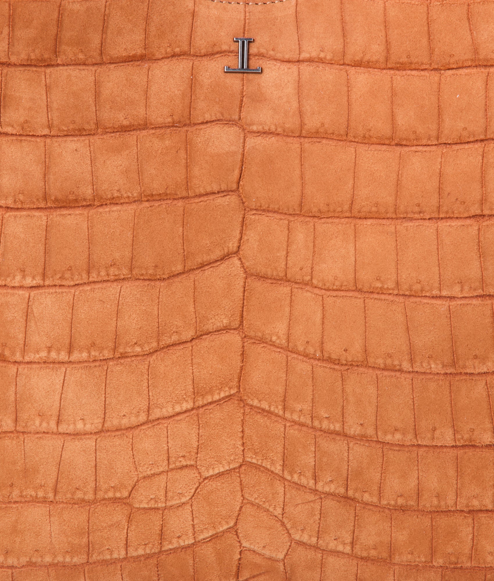 Large Heidi Exotic Hobo Bag :: Cognac - Image 12