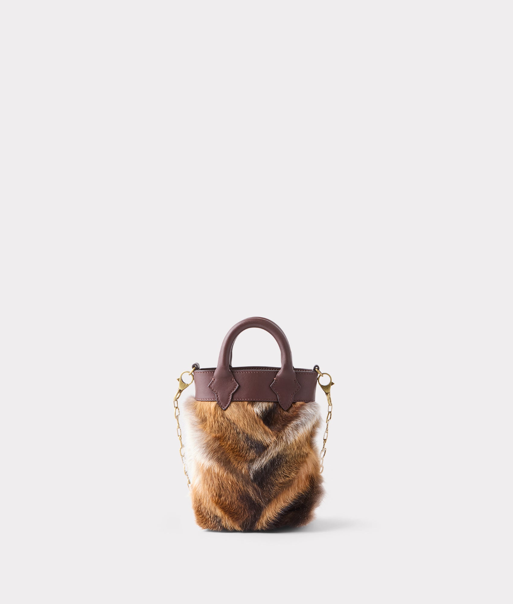 Mini Lola Fur Shopper :: Brown - Image 13