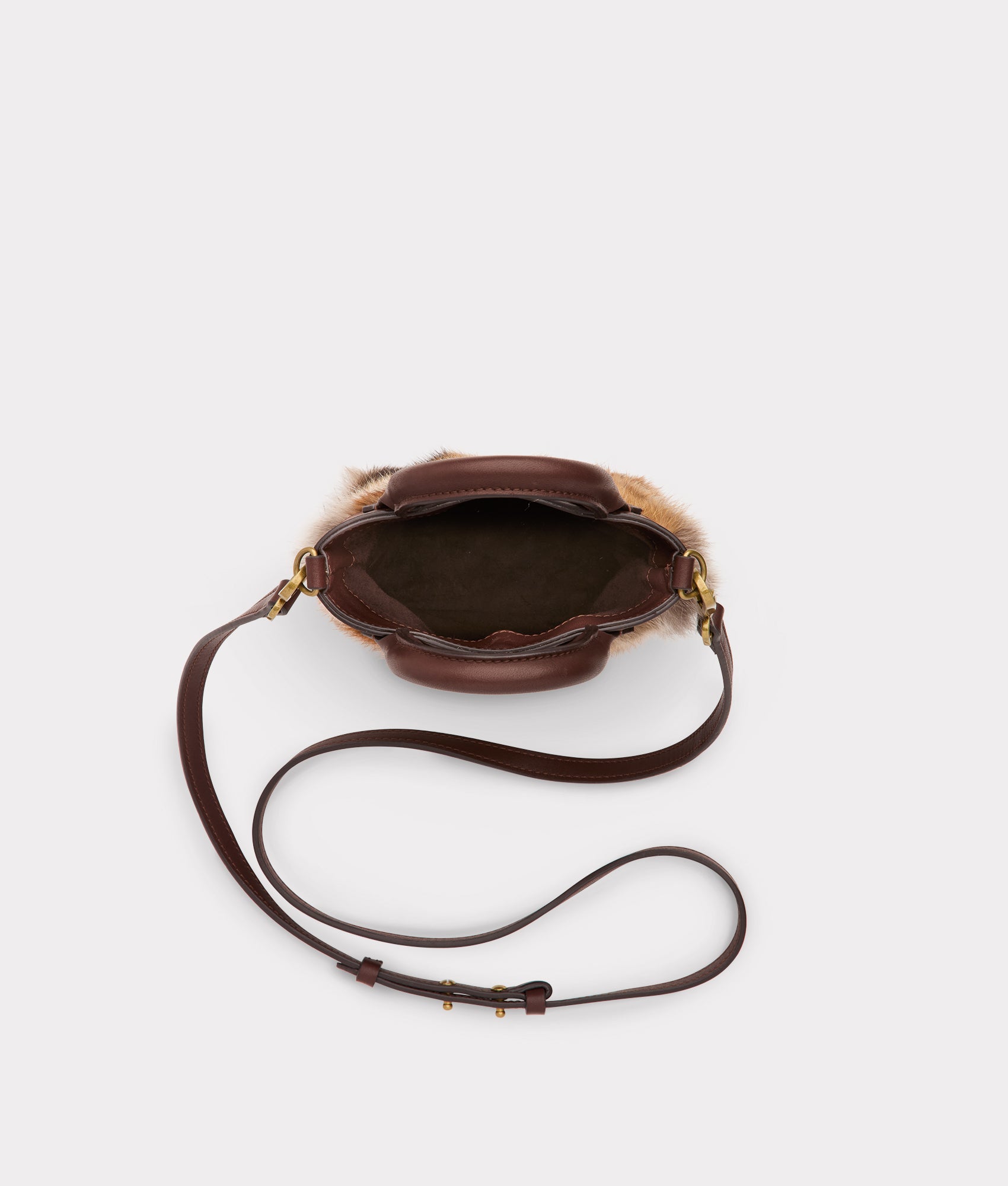 Mini Lola Fur Shopper :: Brown - Image 14