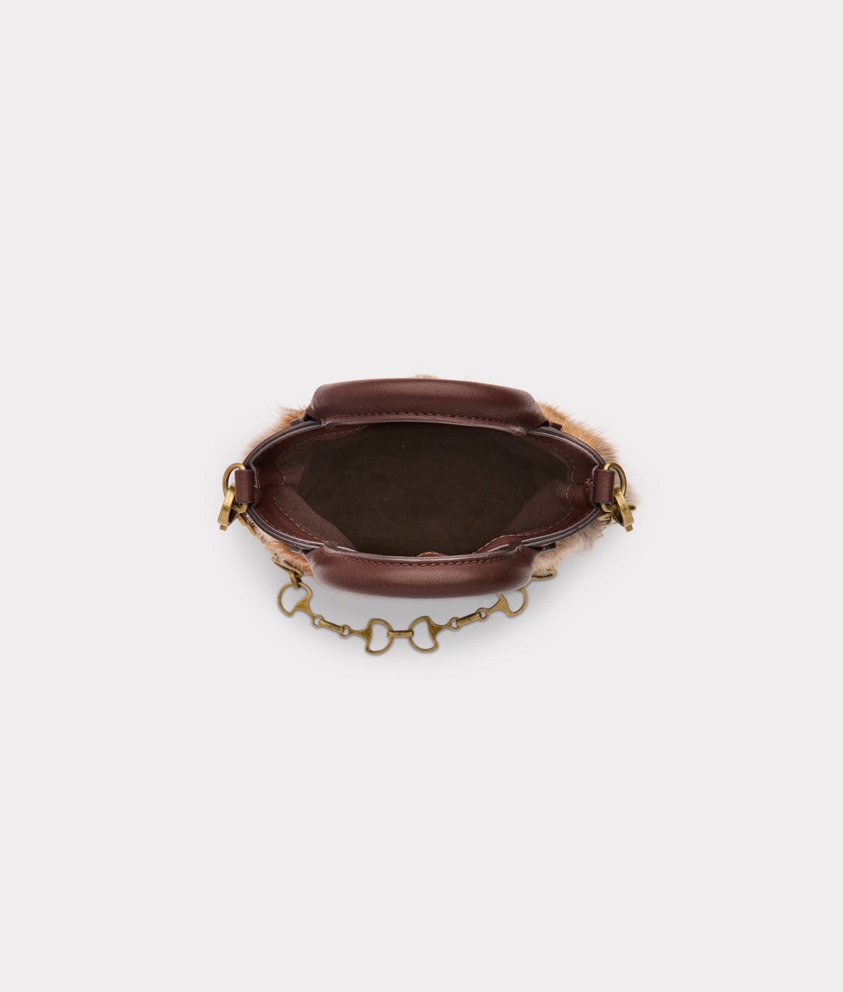 Mini Lola Fur Shopper :: Brown - Image 15
