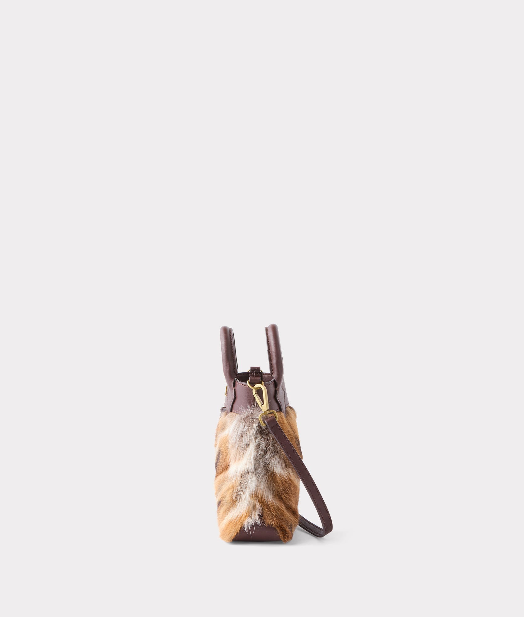 Mini Lola Fur Shopper :: Brown - Image 16