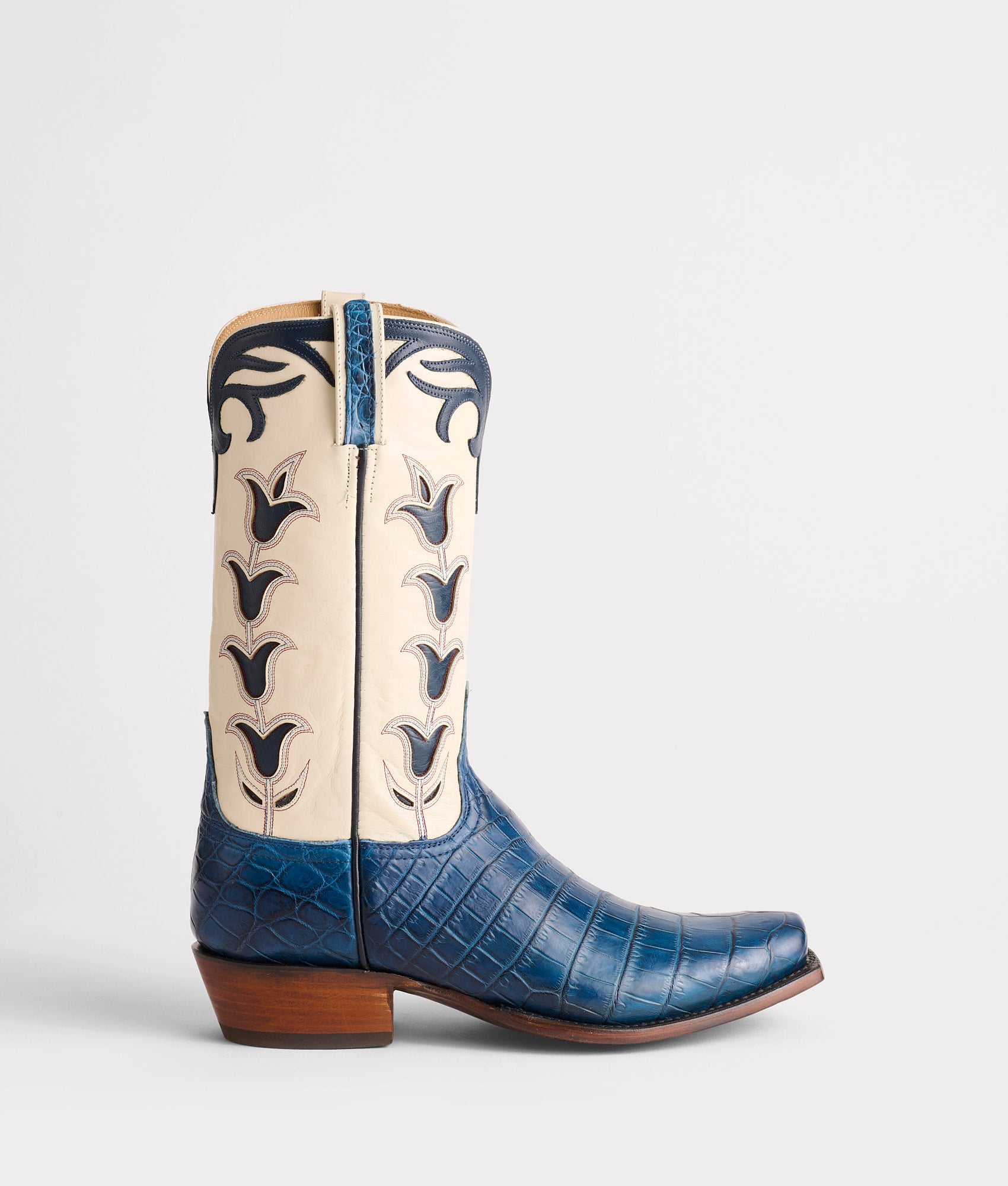 Tulip Exotic :: Navy + Wheat