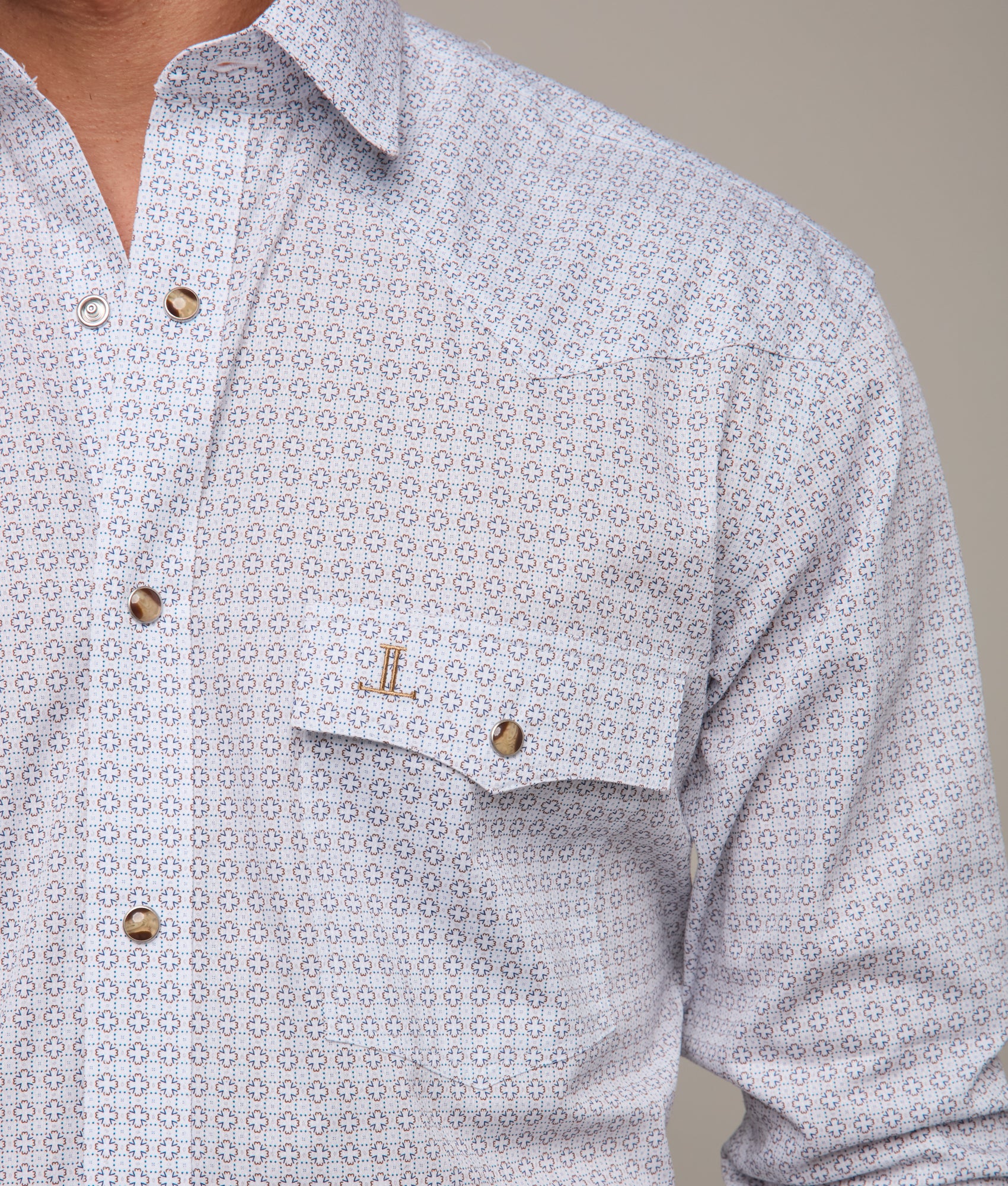 El Paso Print :: Gold/White/Navy Multi - Image 10