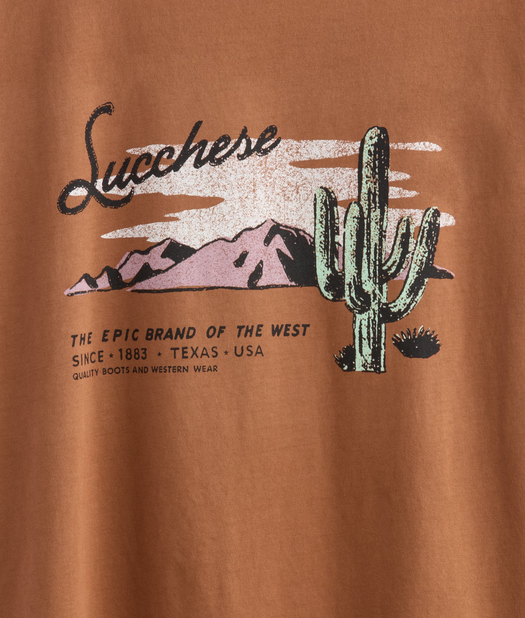 Deserted Tee :: Sienna - Image 9