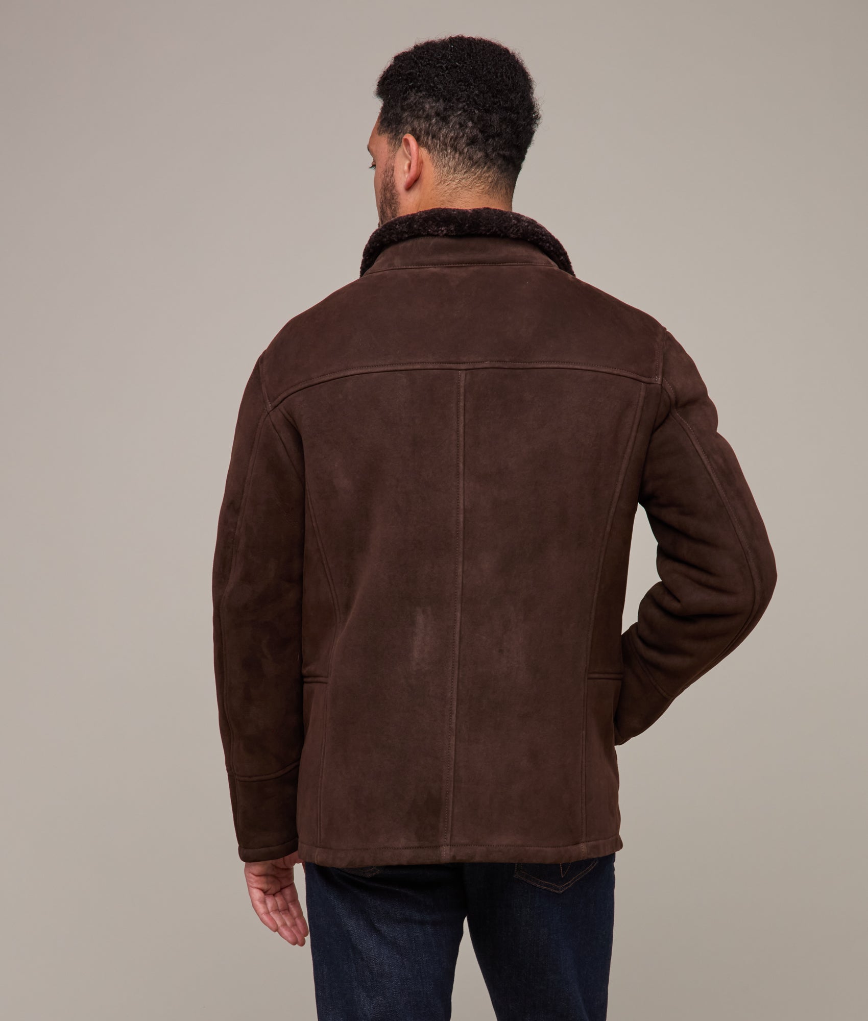 Bruce Shearling Coat :: Espresso - Image 8
