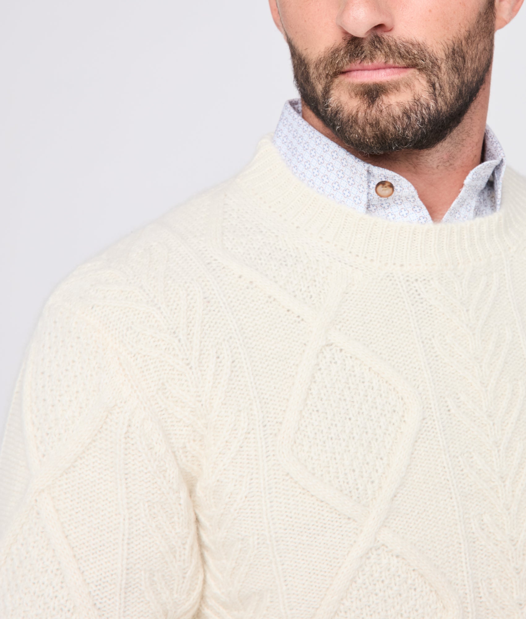 Christopher Sweater :: Winter White - Image 7