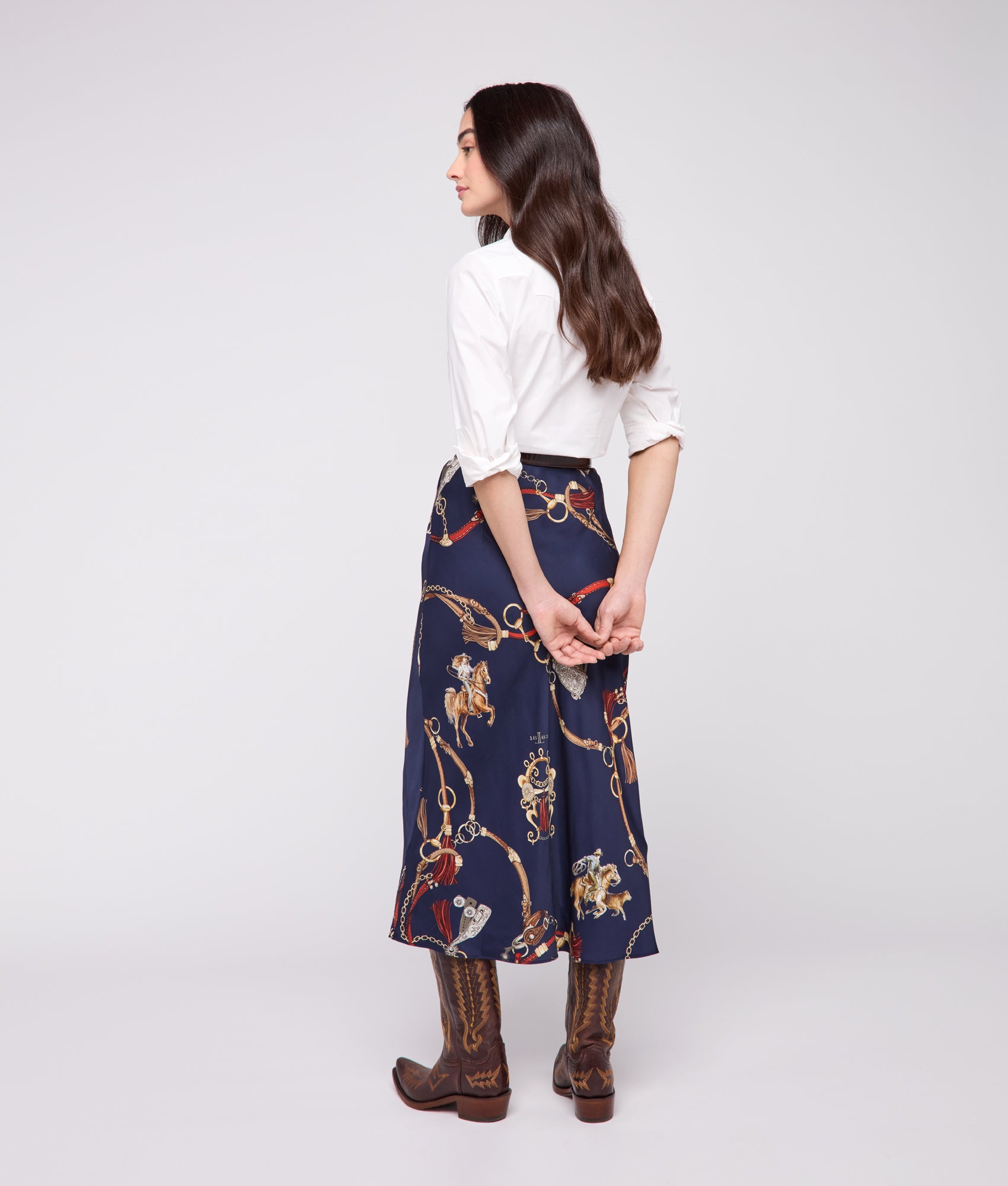 Carolina Skirt :: Navy/Multi - Image 3