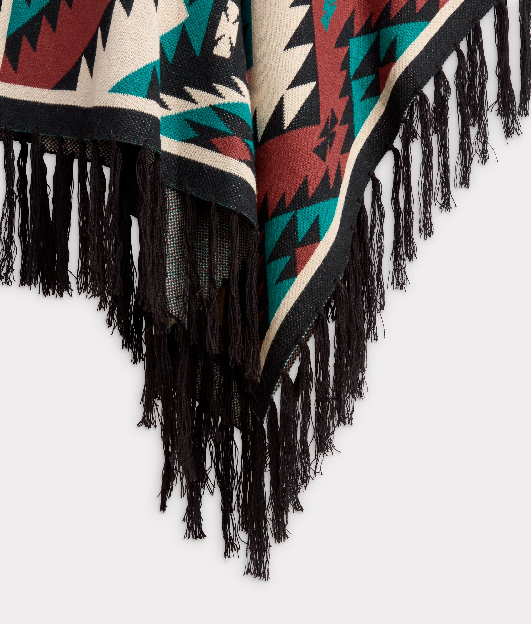 Alpaca Fleece Cape :: Blue/Multi - Image 5