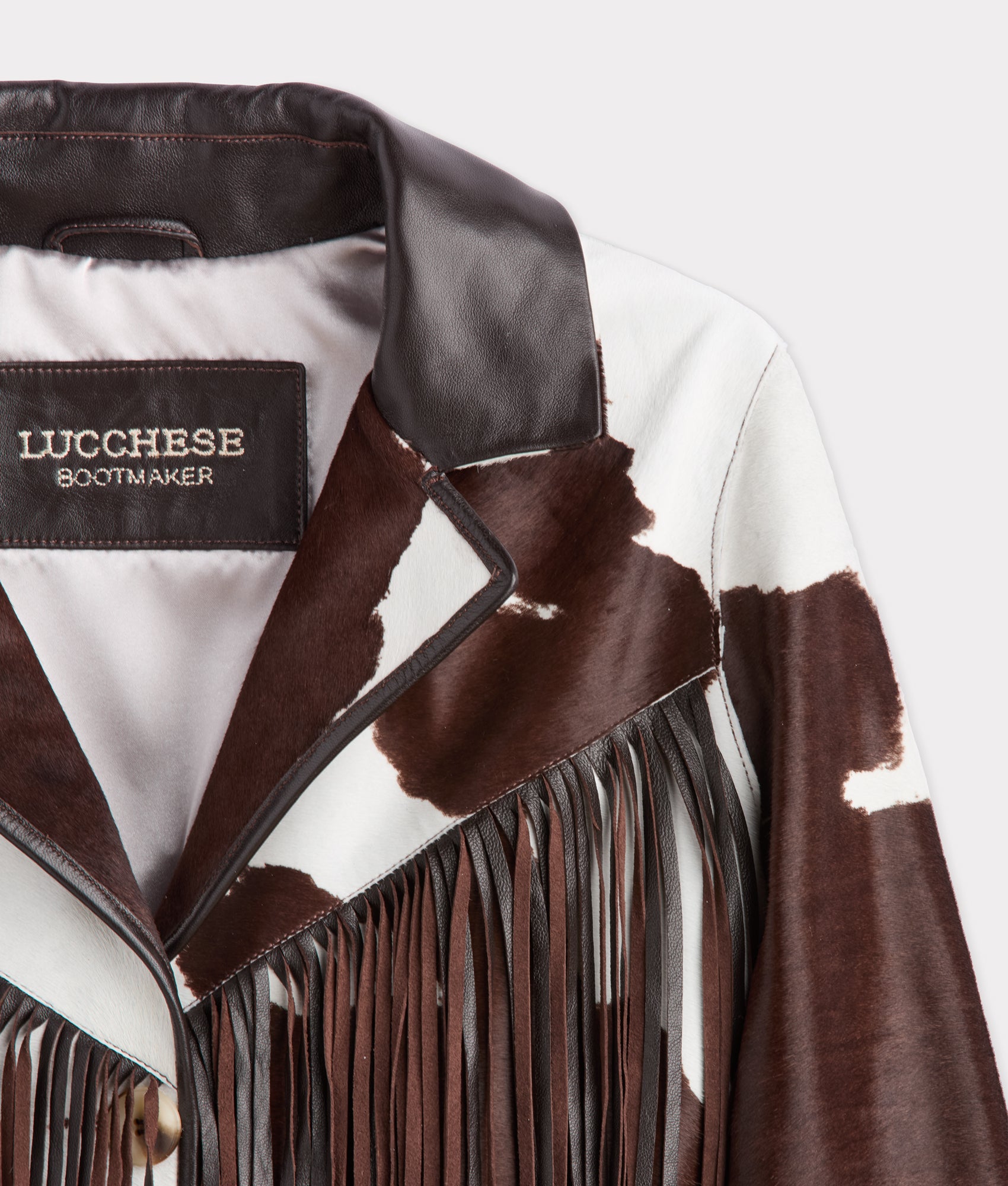 Harper Fringe Jacket :: Brown Mix - Image 6