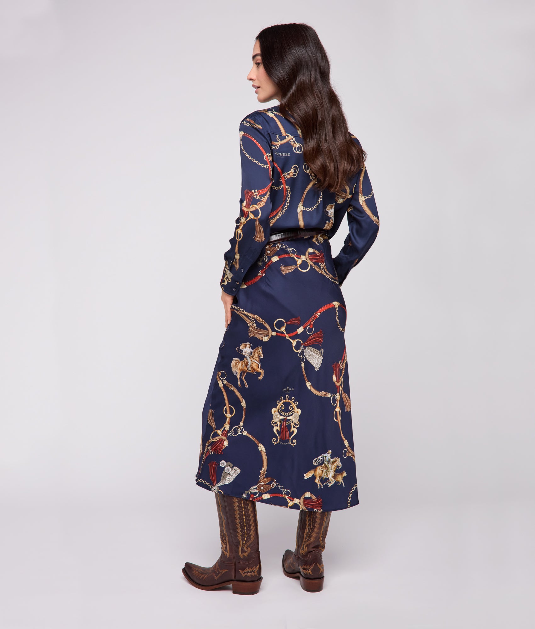 Carolina Skirt :: Navy/Multi - Image 6
