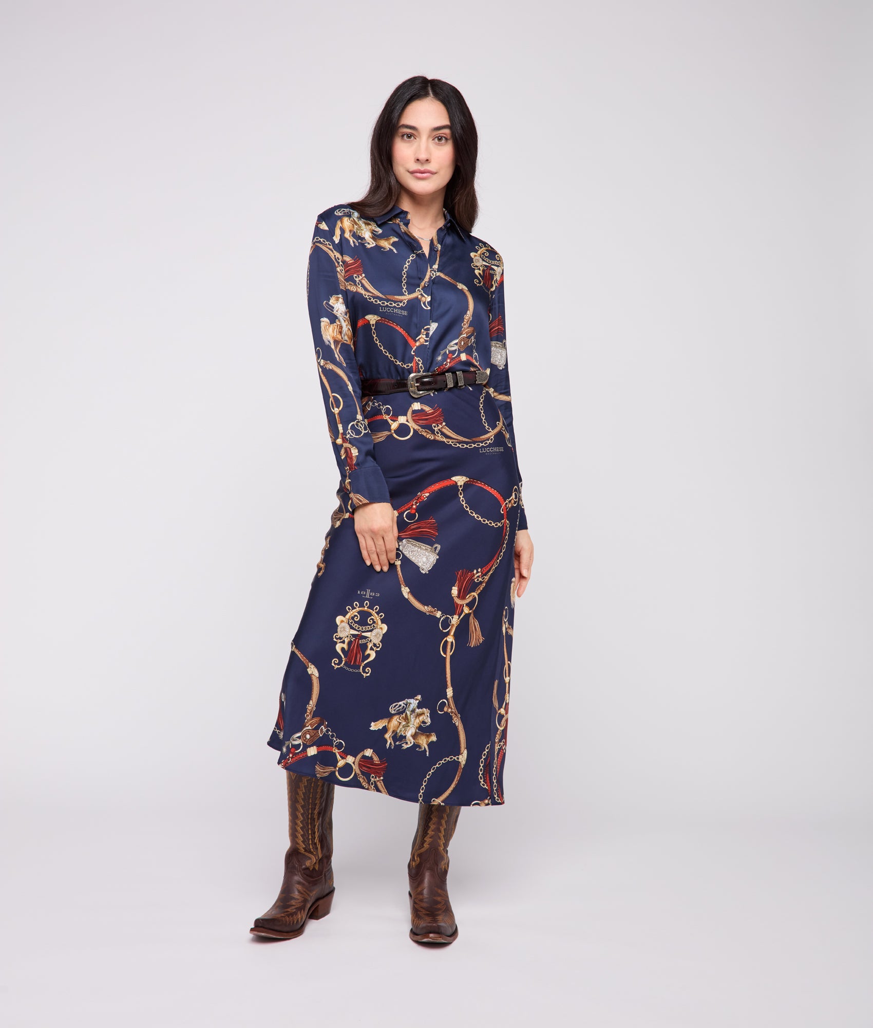 Carolina Skirt :: Navy/Multi - Image 4