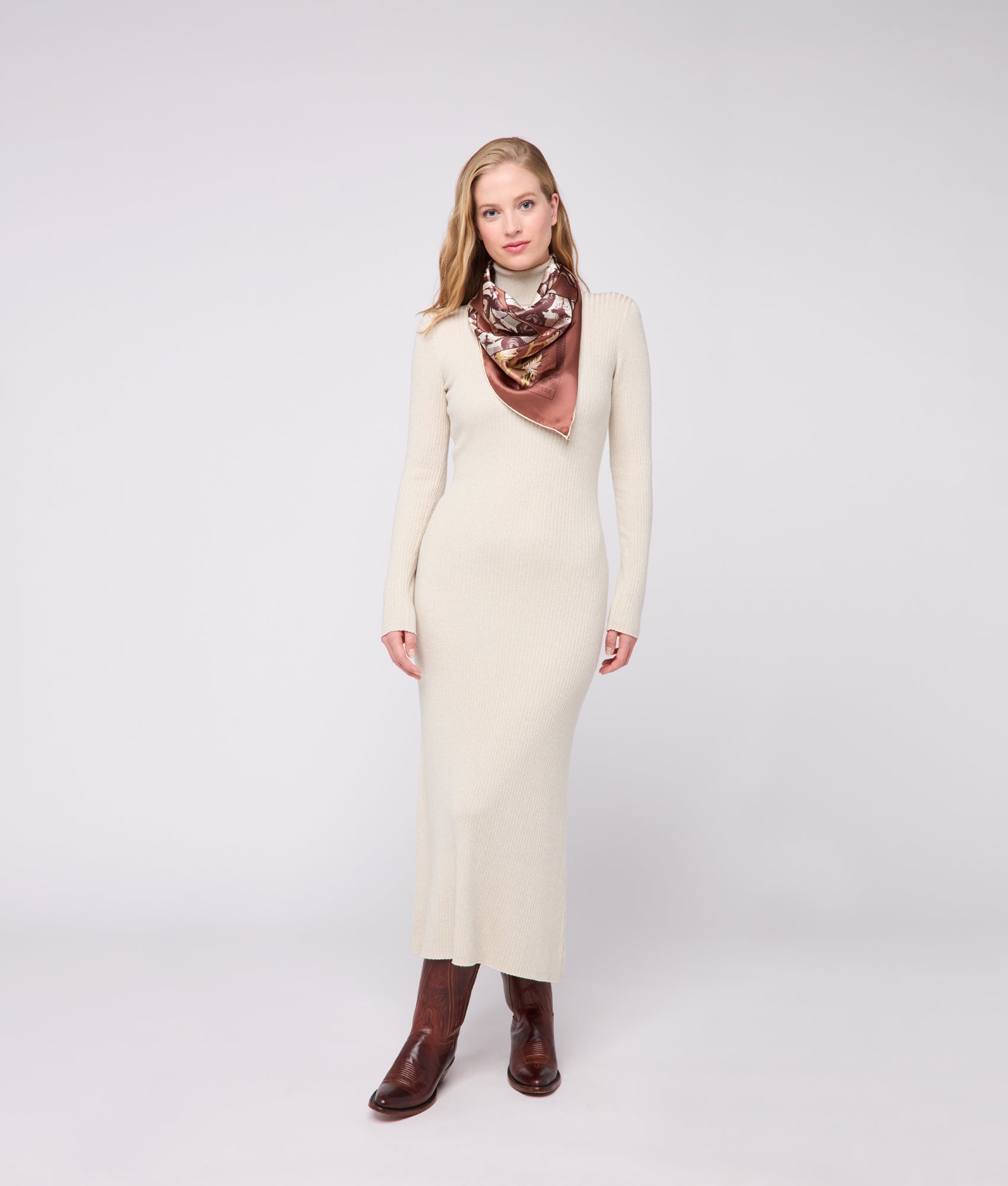 Diamondback Scarf :: Taupe - Image 6