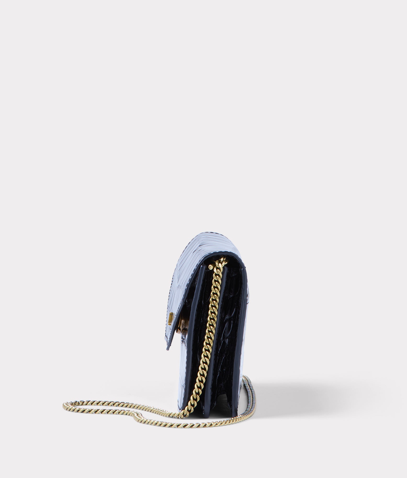 Long Exotic Wallet On A Chain :: Black - Image 8
