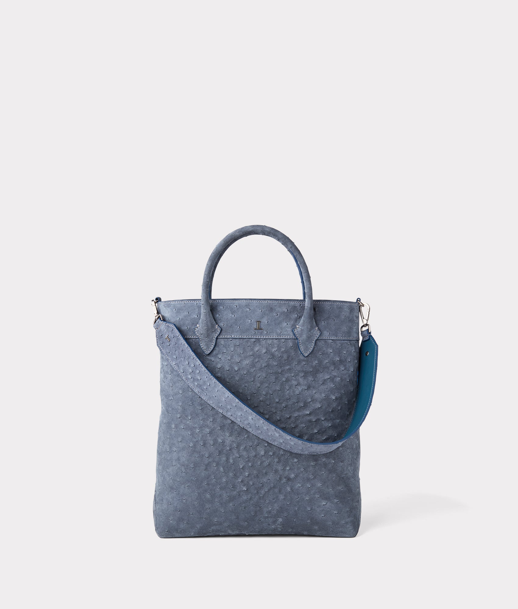 Large Lola Exotic Shopper :: Storm Blue