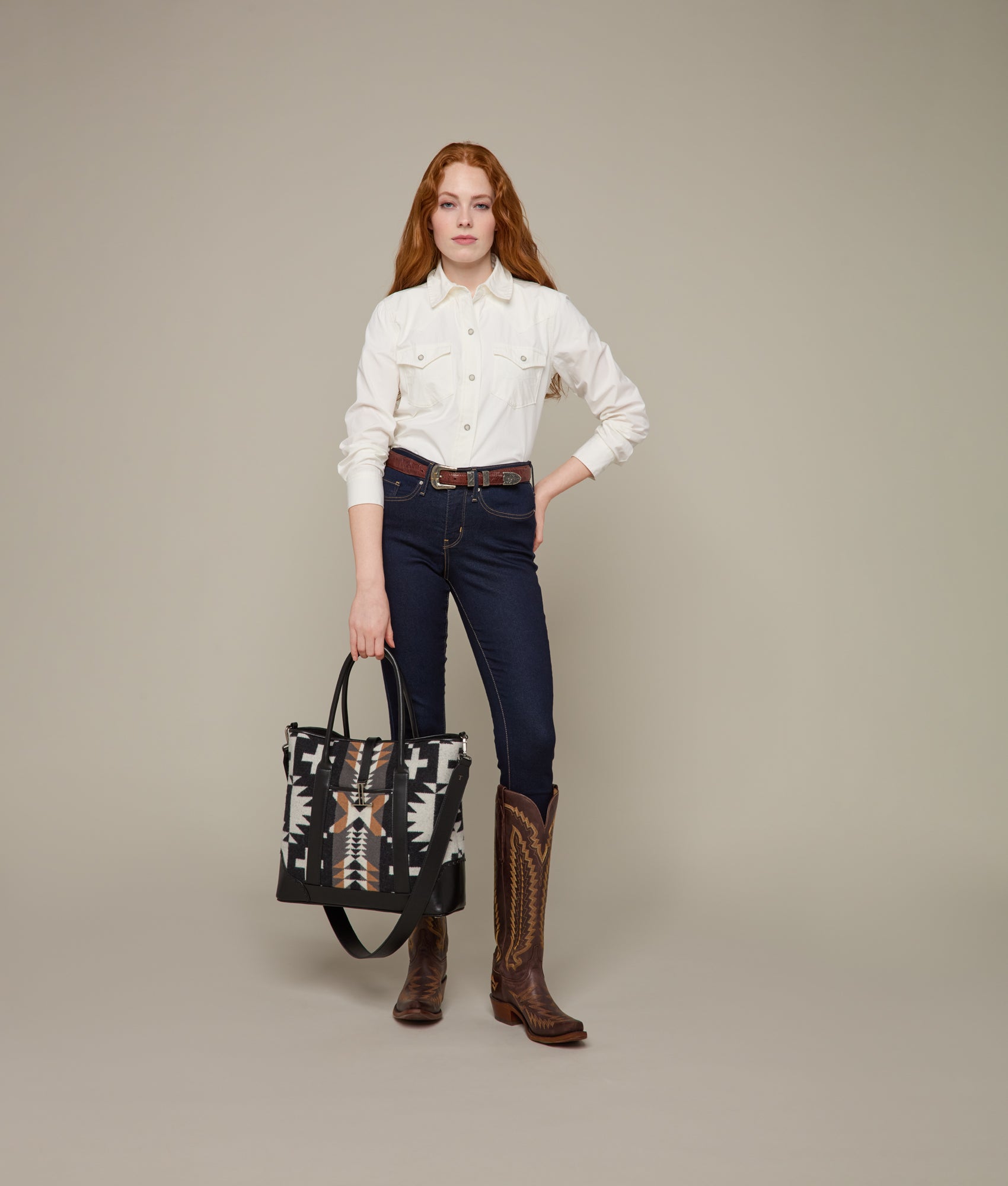 Pendleton x Lucchese Spider Rock Tote - Image 6