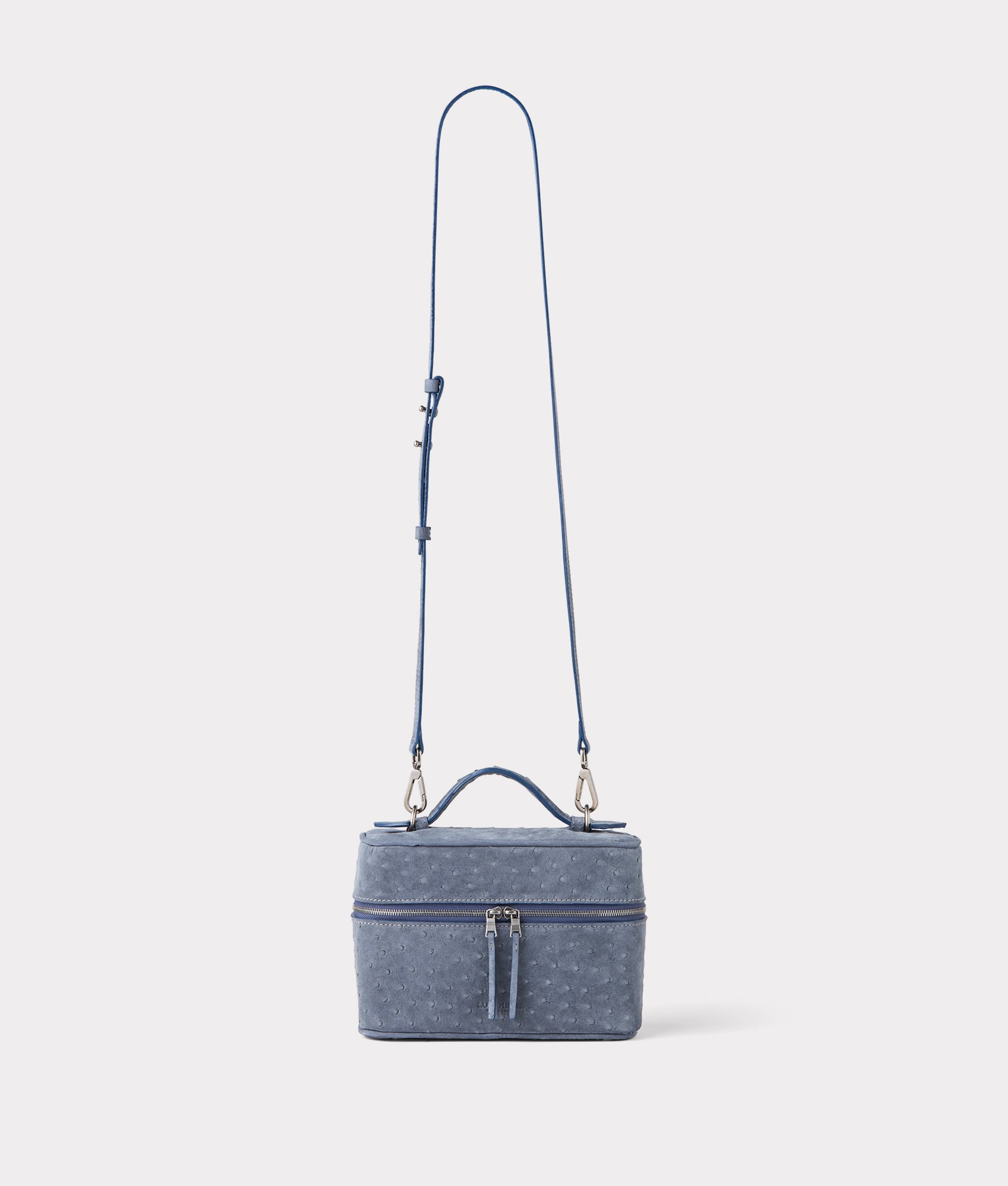Lauren Exotic Vanity Tote :: Storm Blue - Image 7