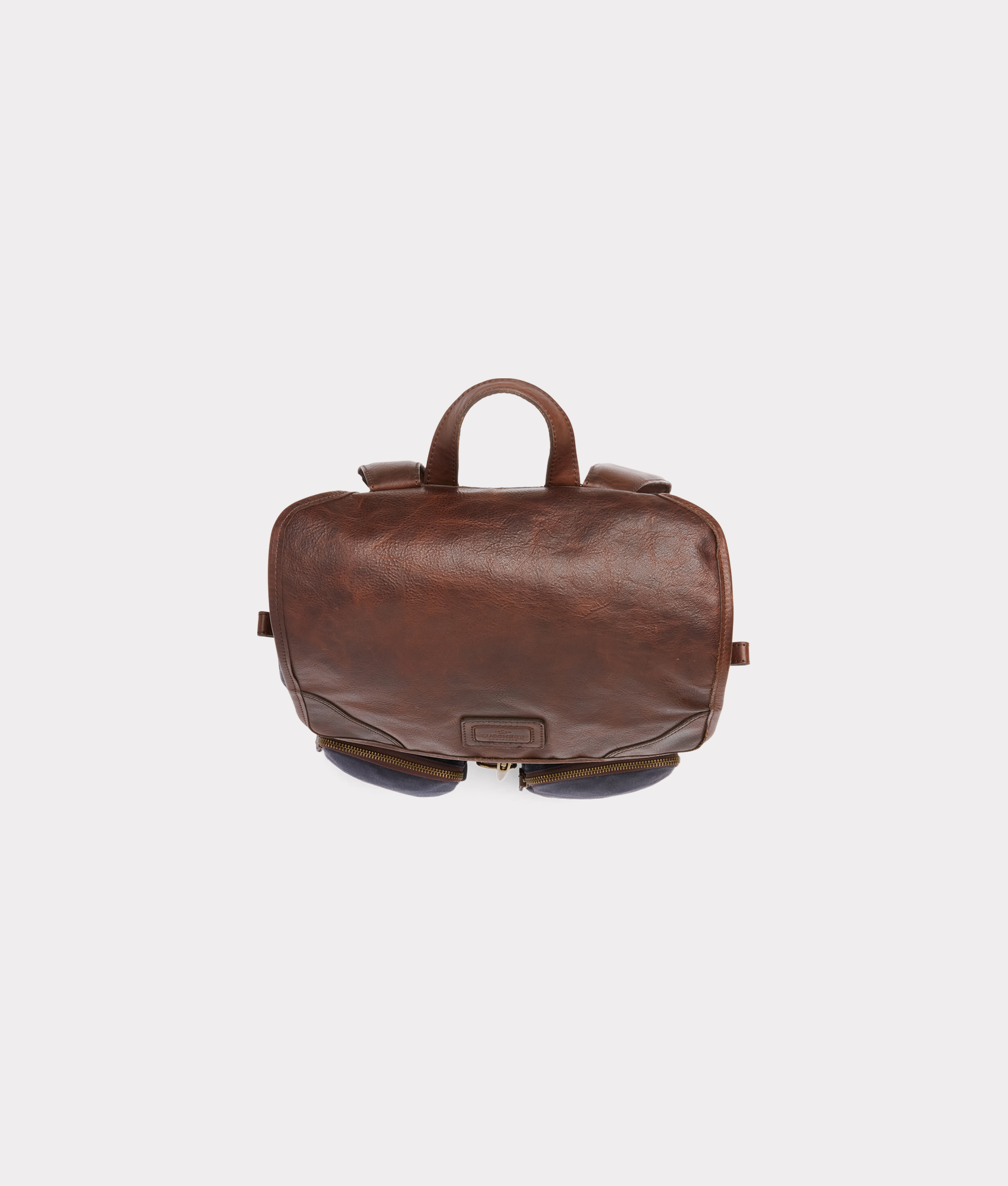 Everyday Waxed Canvas Backpack :: Navy - Image 11