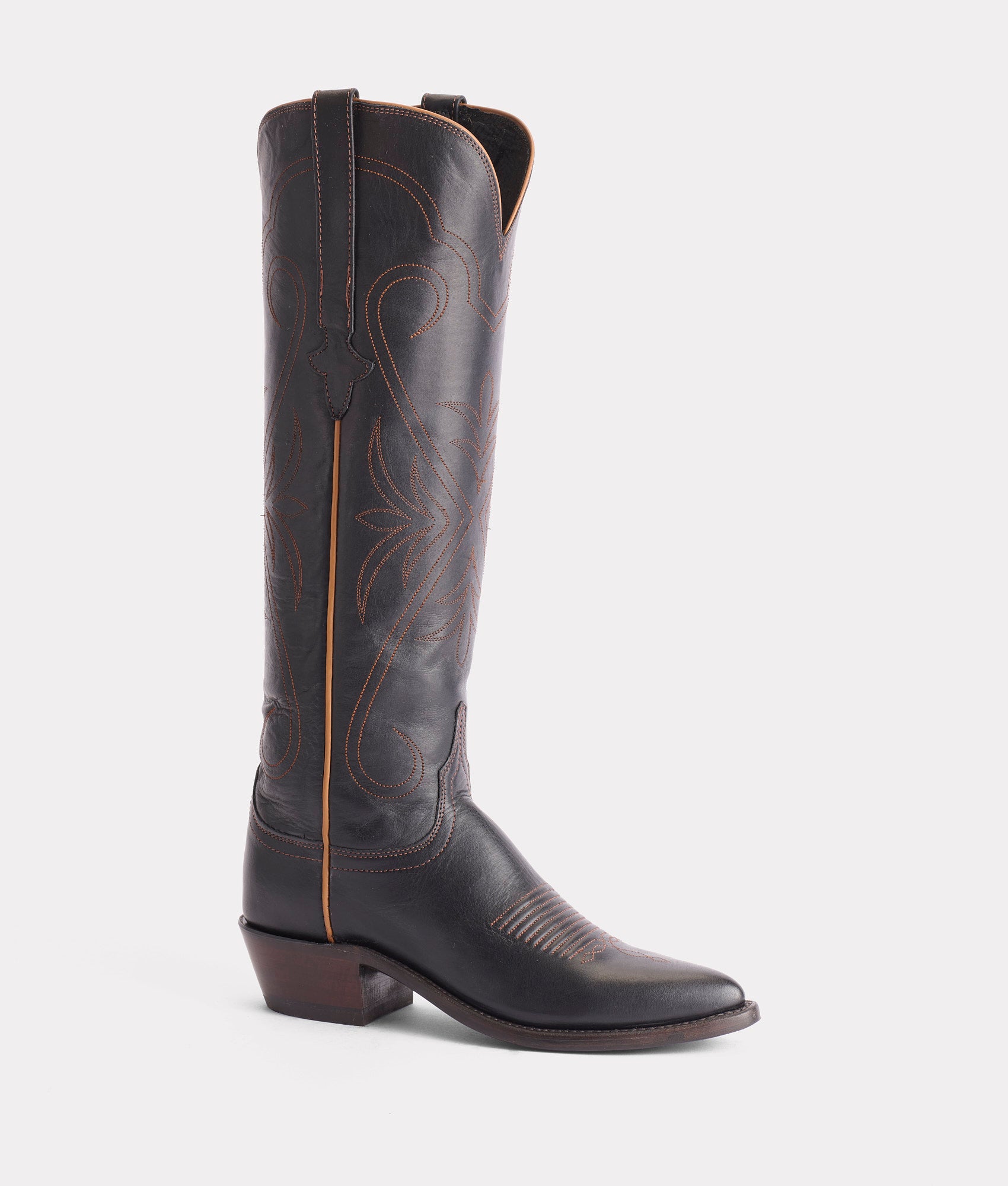 Saltillo Tall :: Black + Cognac - Image 4
