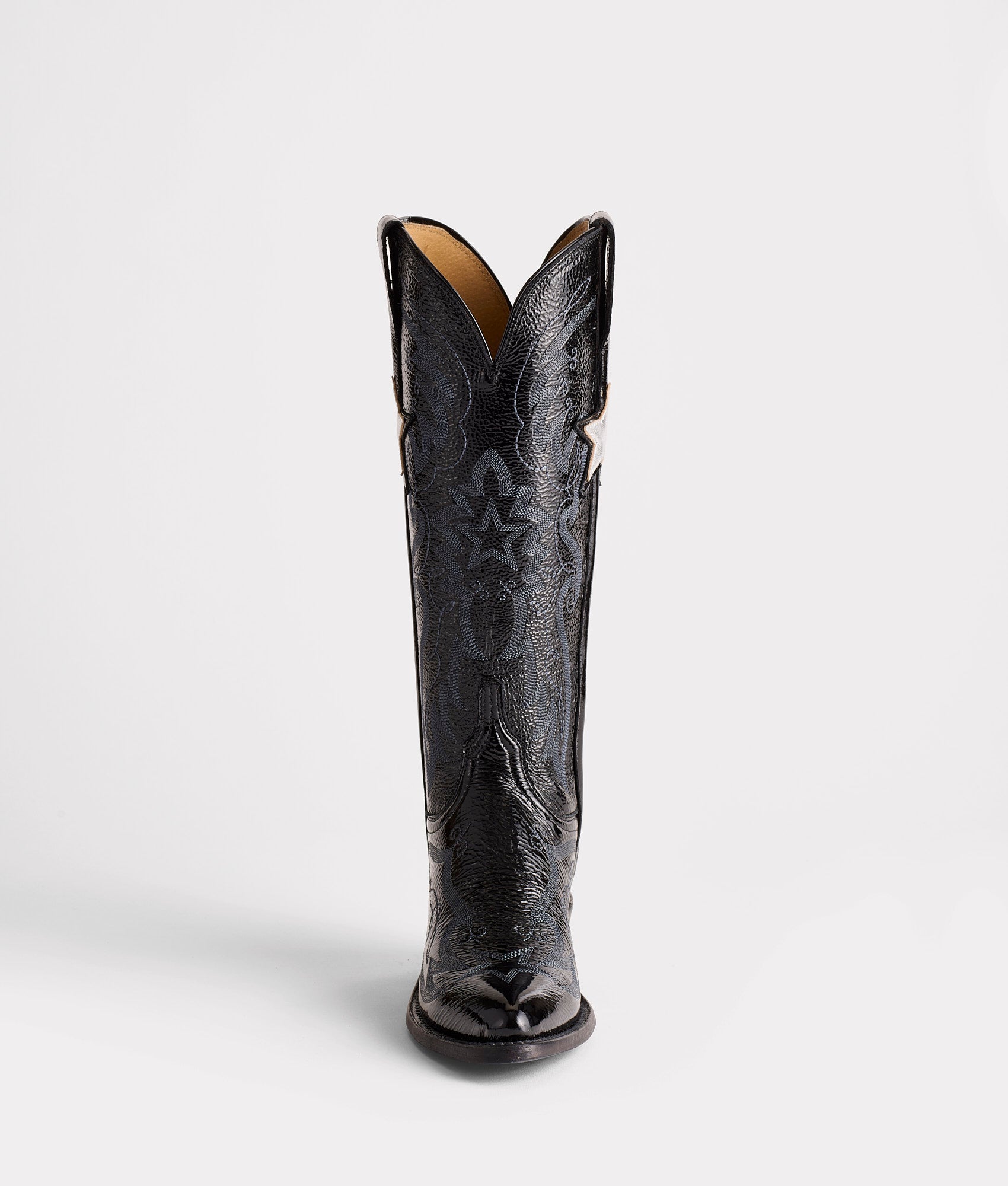 Gina :: Crinkle Patent Black - Image 3