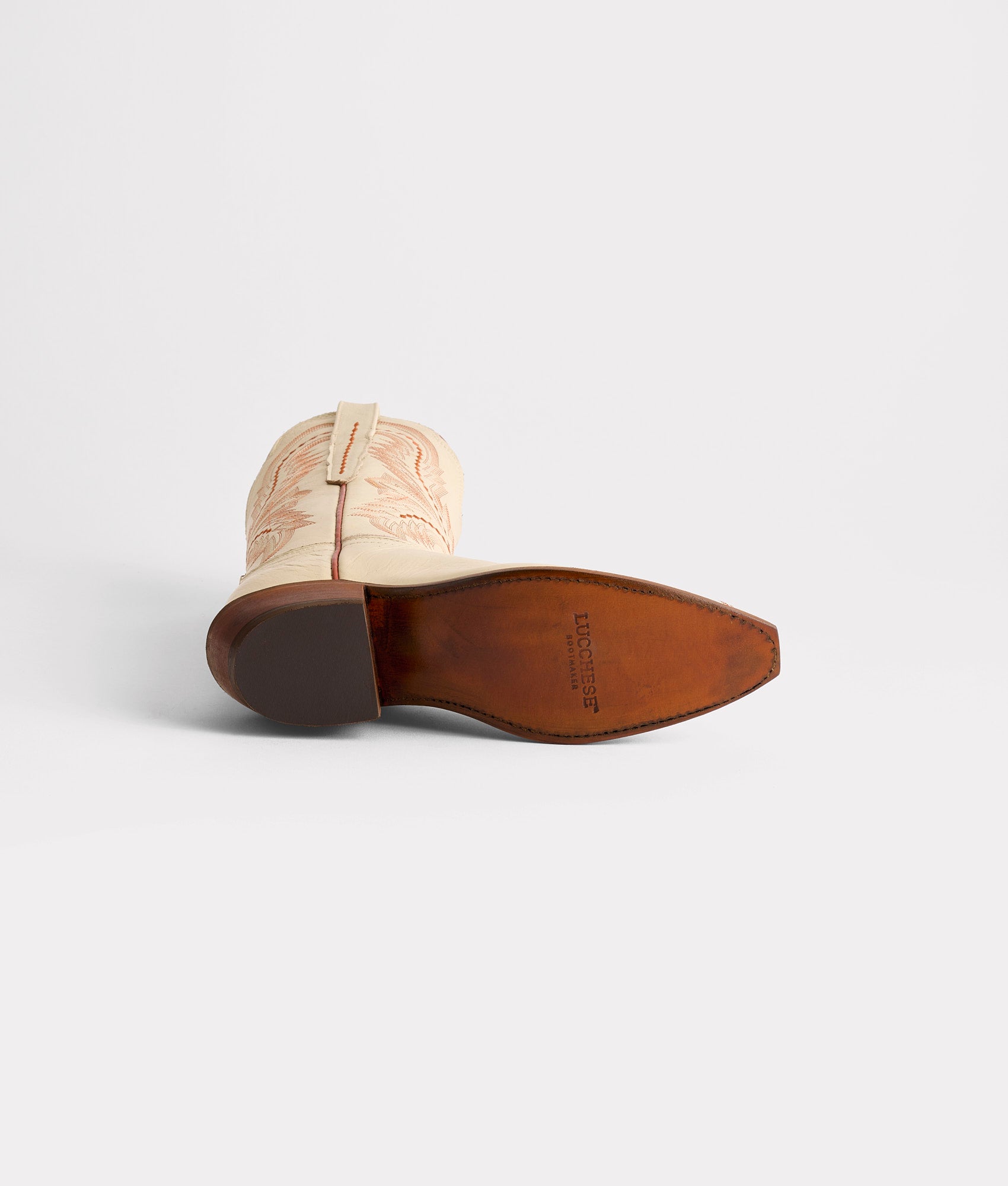Tilly :: Glitz Cream W/ Burnt Orange Stitching - Image 6