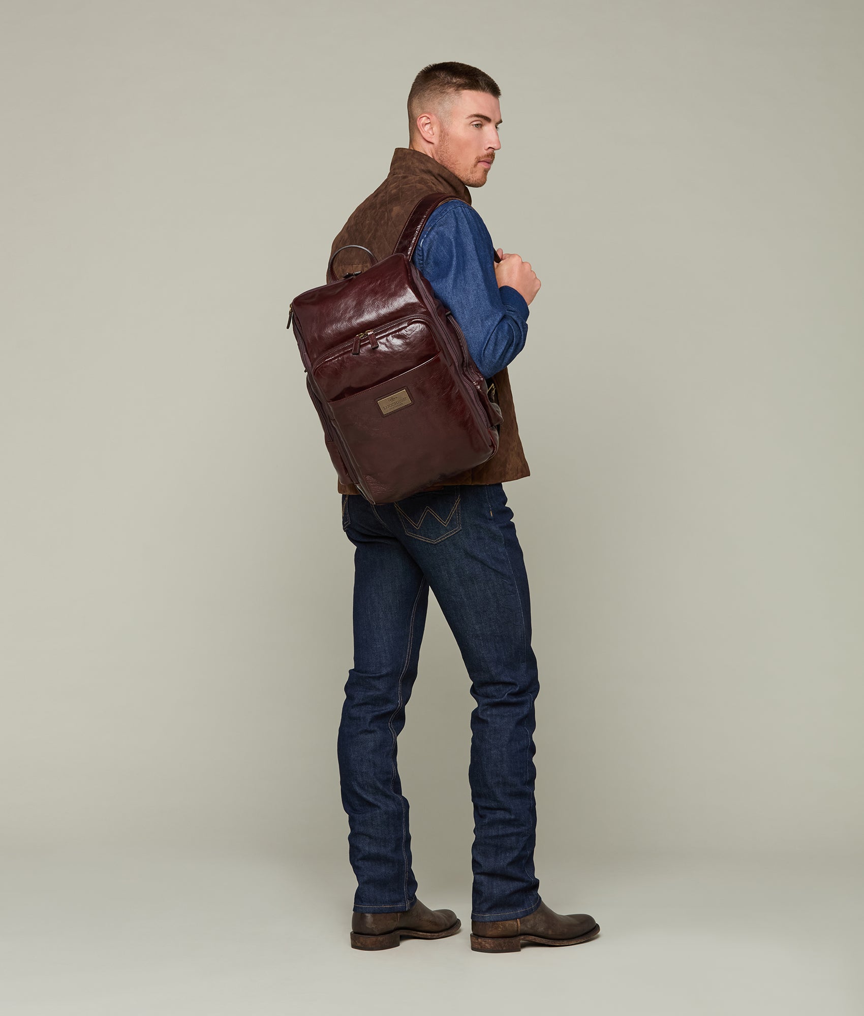 Cosimo Backpack :: Chocolate - Image 2