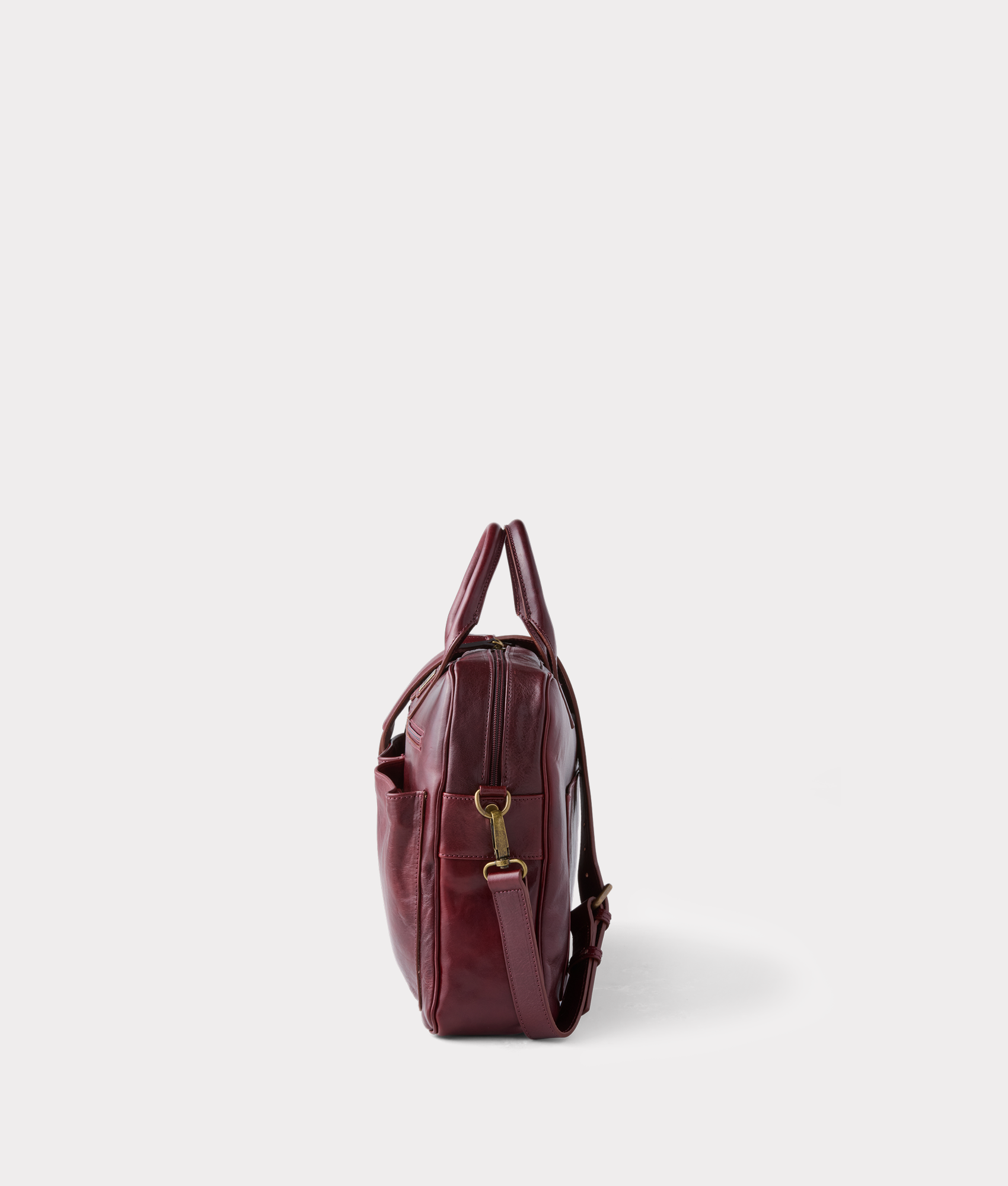 Cosimo Briefcase :: Burgundy - Image 6