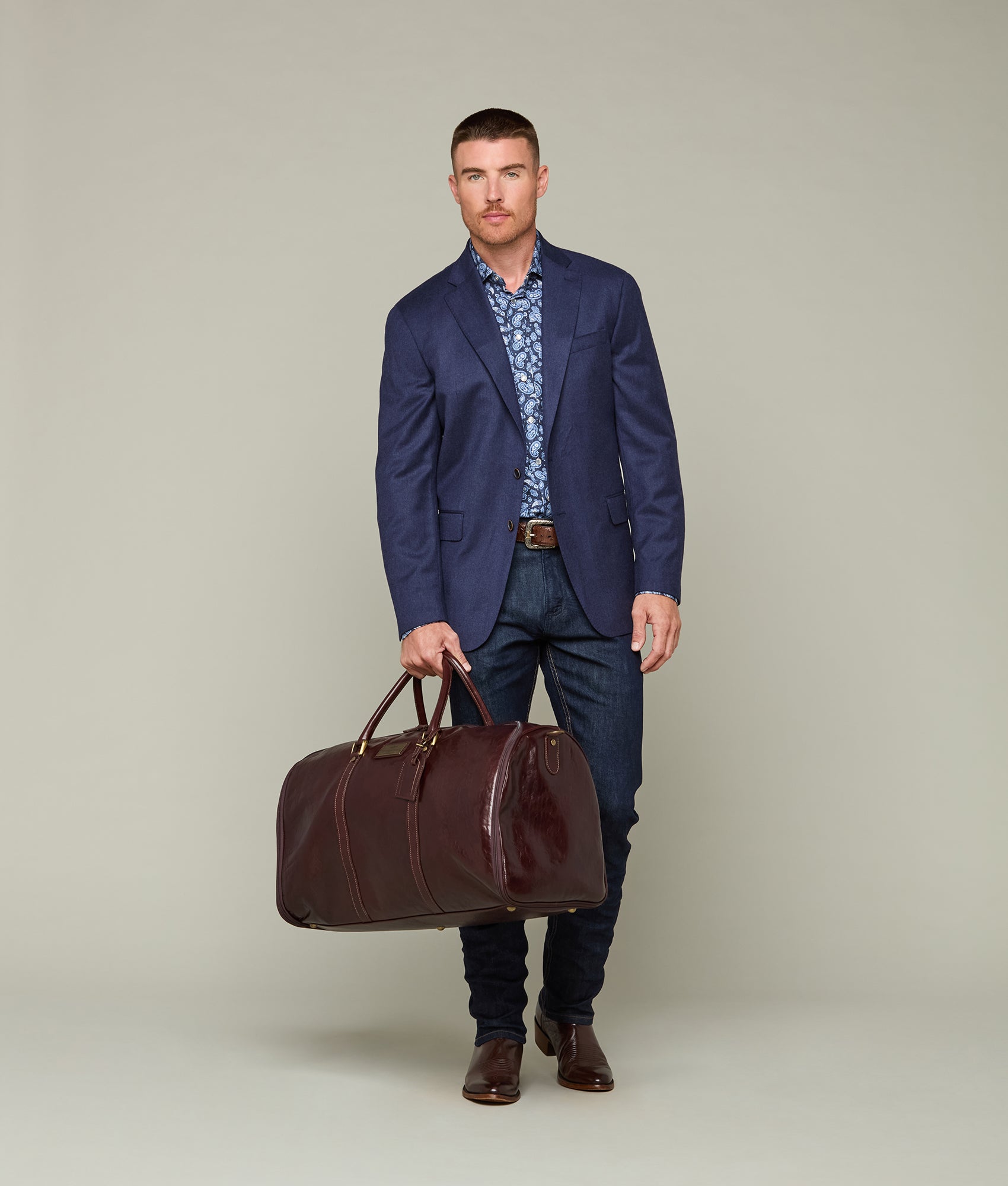 Cosimo Garment Duffle :: Chocolate - Image 2