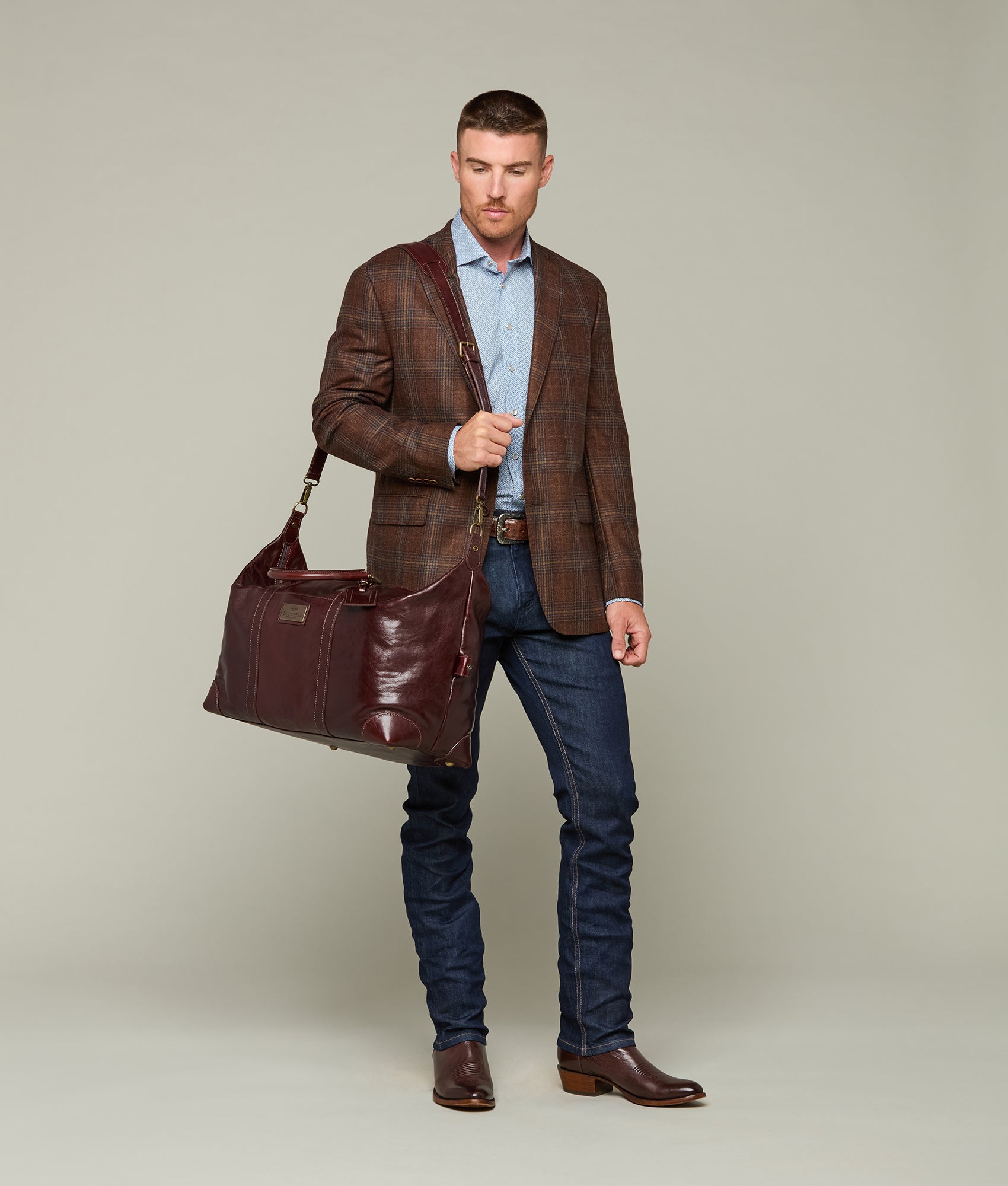 Cosimo Weekender :: Chocolate - Image 3
