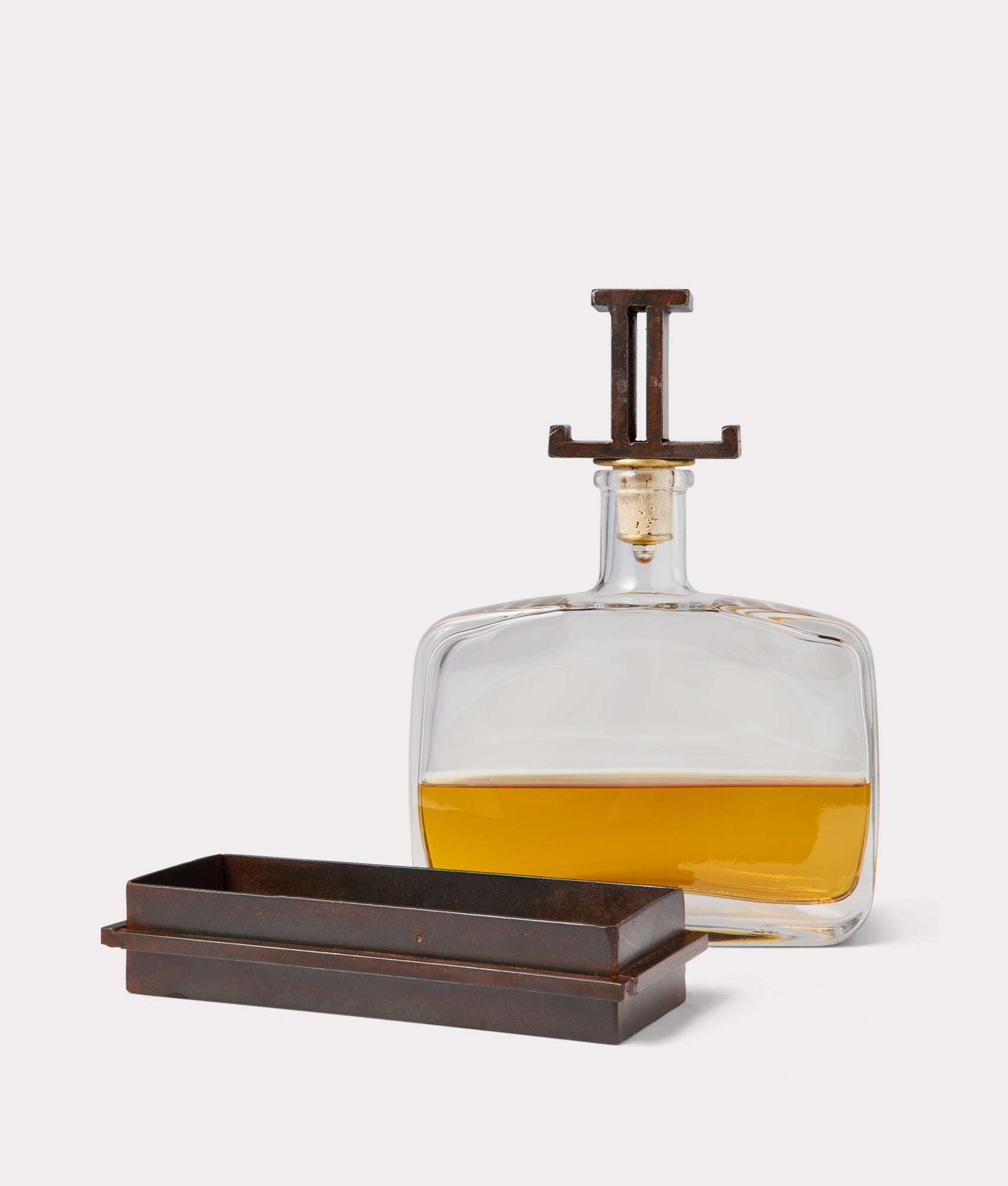 Mirrored L Decanter :: Iron - Image 3