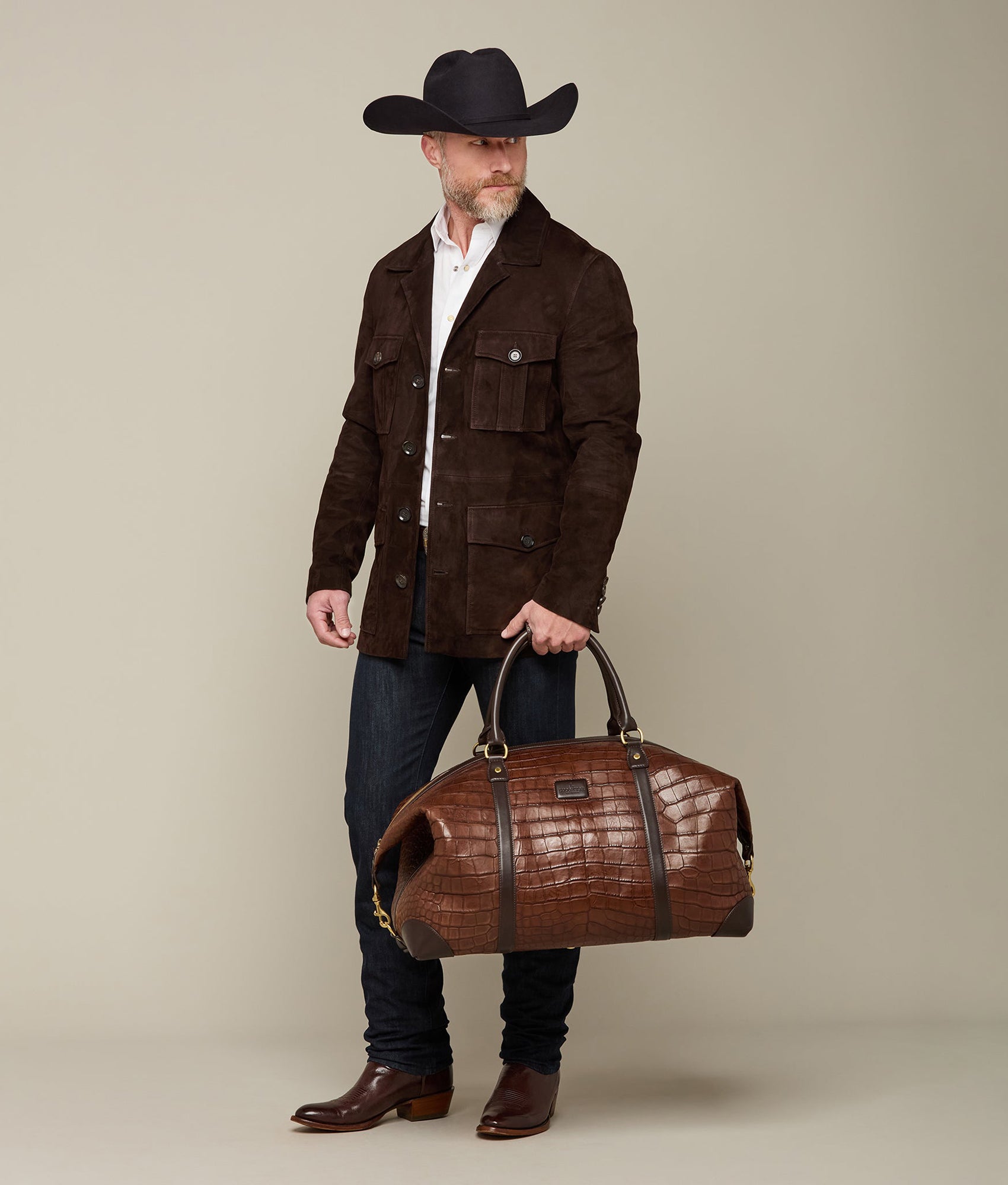 Giant Gator Duffle ?C Large :: Chocolate - Image 9