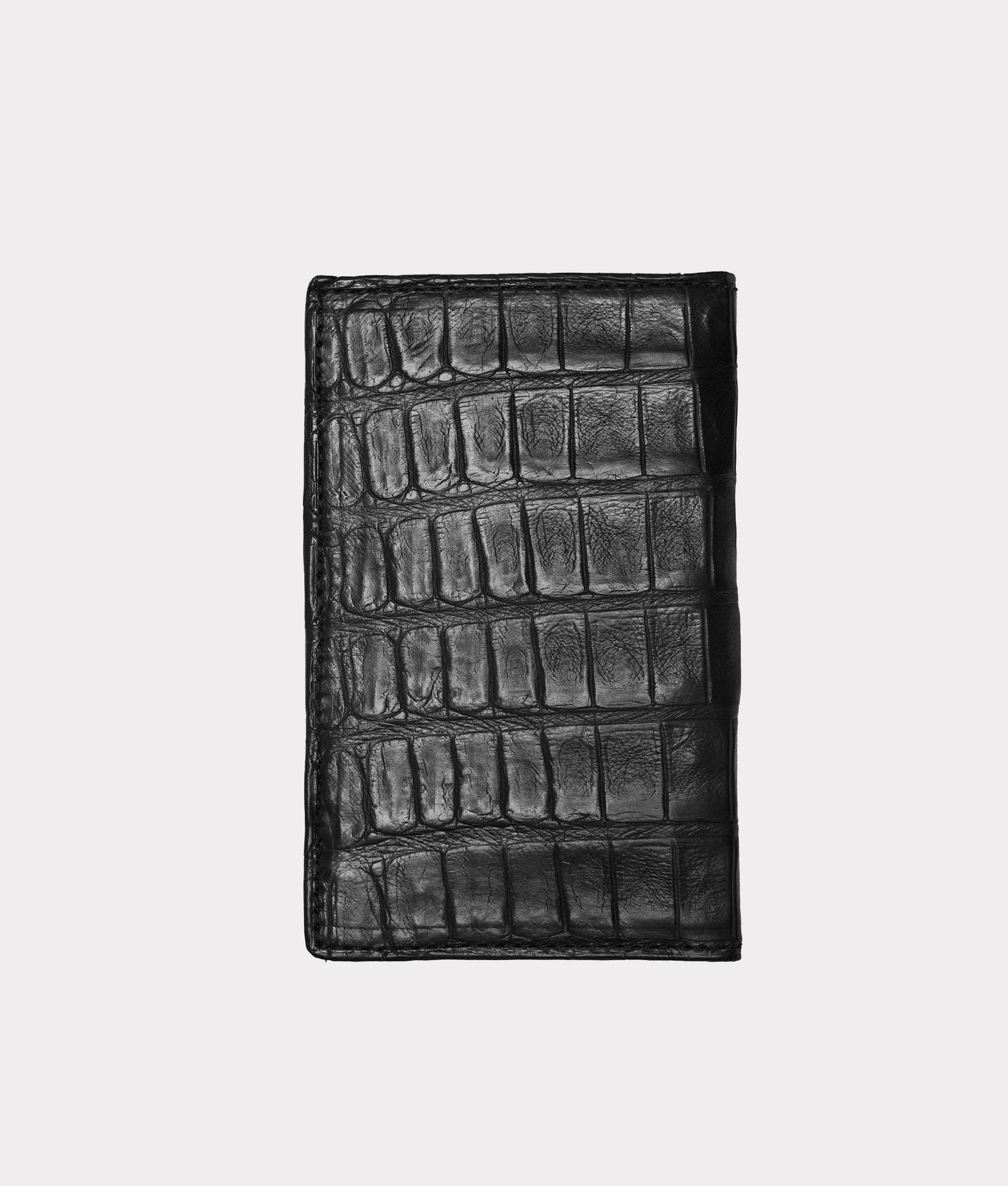 Bifold Wallet ?C Crocodile :: Black
