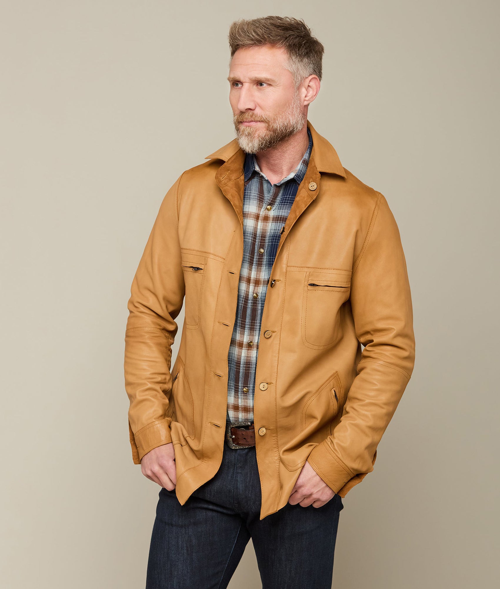 Reversible Shacket :: Cinnamon - Image 3