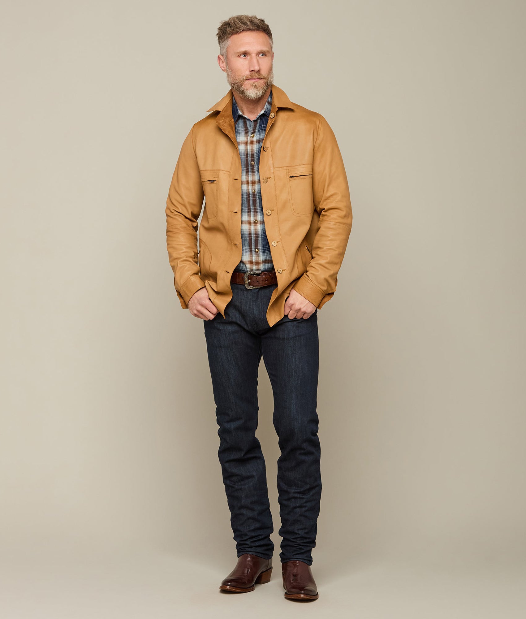 Reversible Shacket :: Cinnamon - Image 2