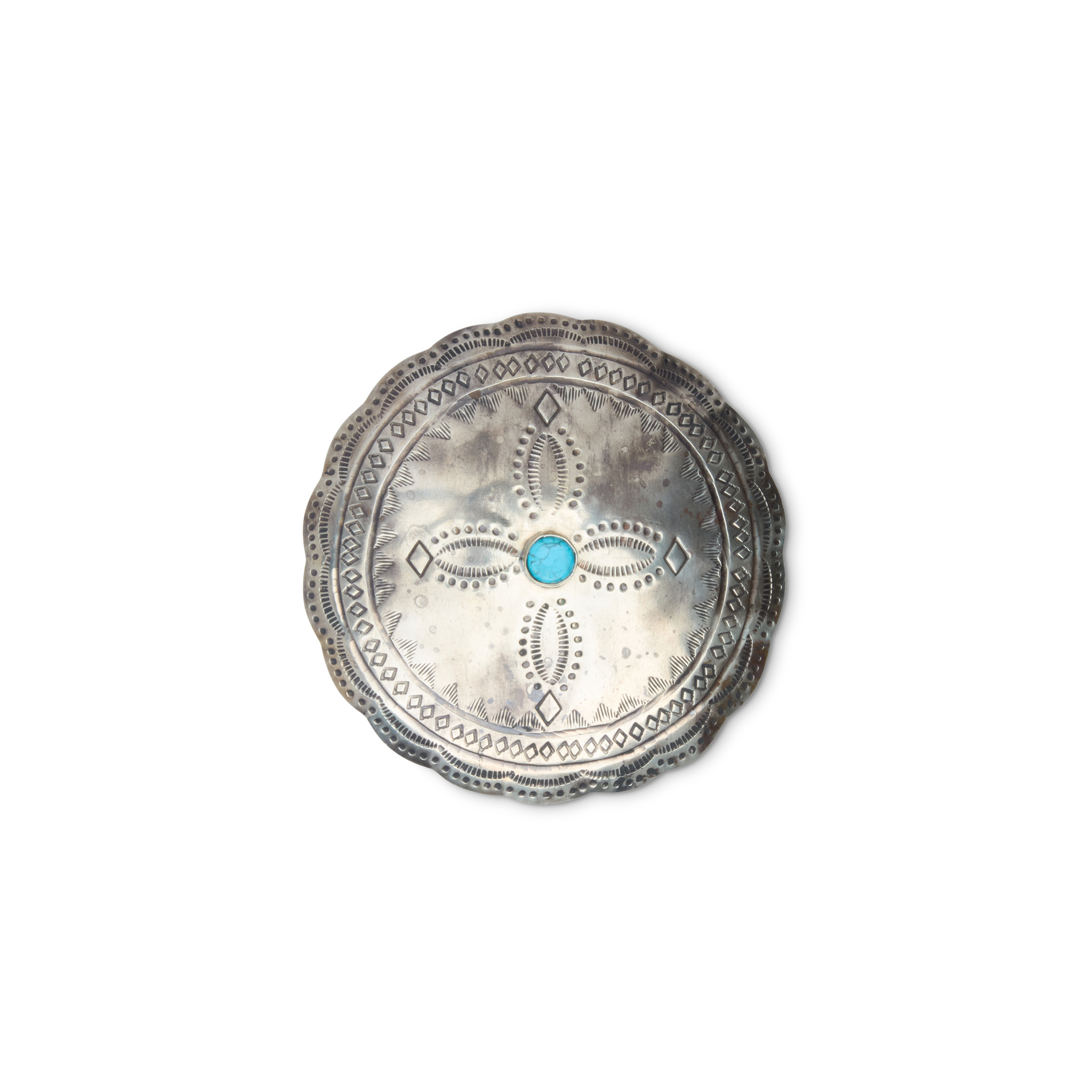 Southwestern Round Box :: Silver - Image 5